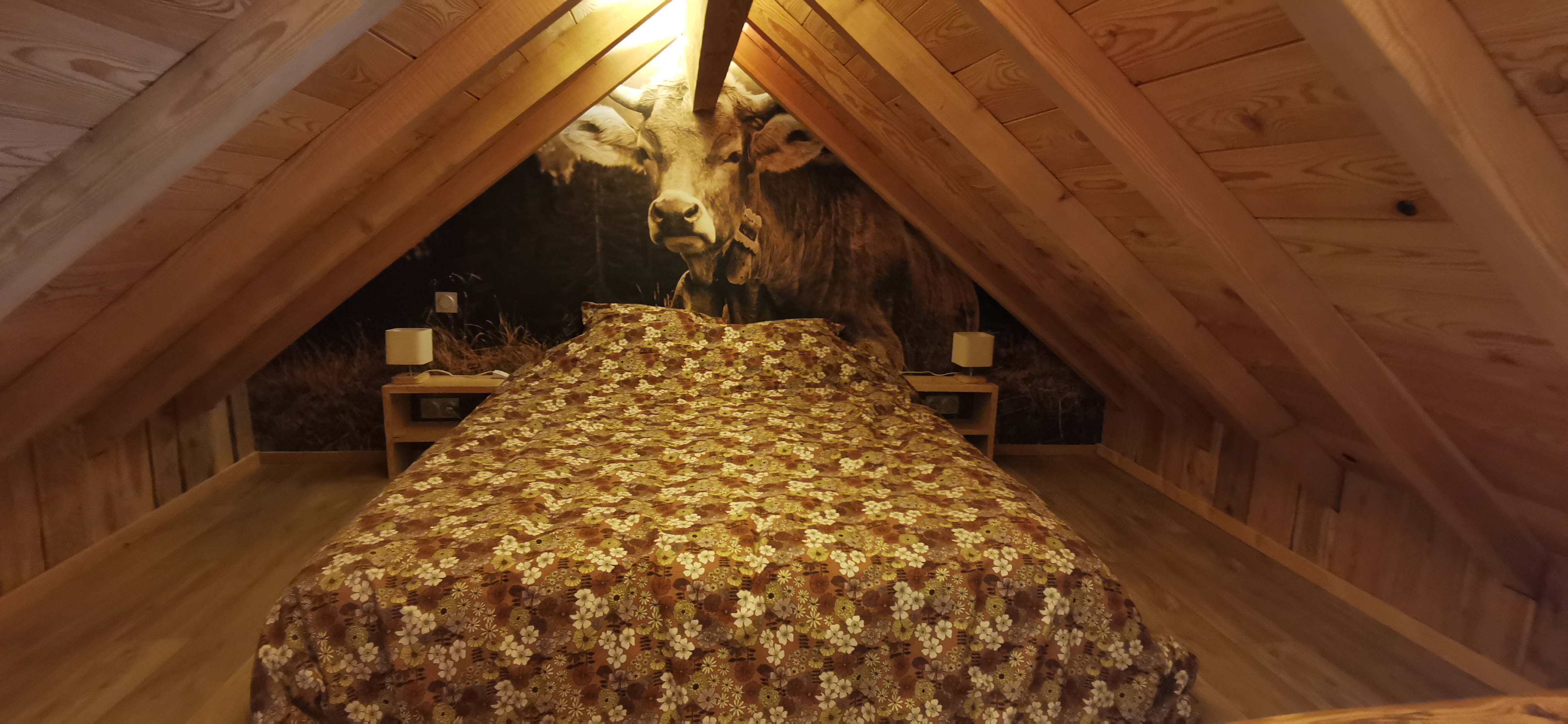 Riou Claret — Maison insolite avec spa à Hautes-Alpes à Briançon — espace de vie