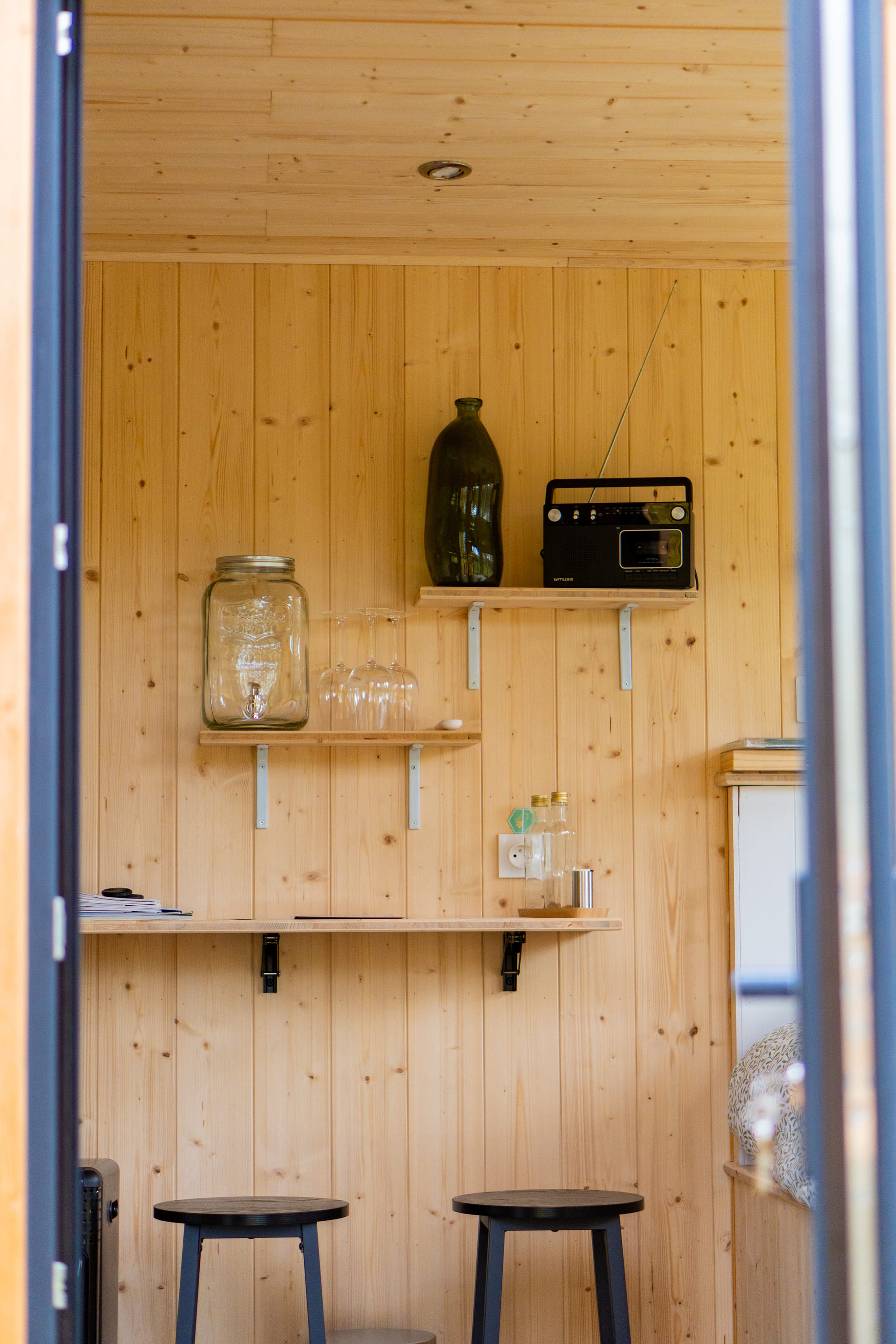 Guettée des Alpes — Tiny House avec spa à Allos (Alpes-de-Haute-Provence) à Allos — détail architectural