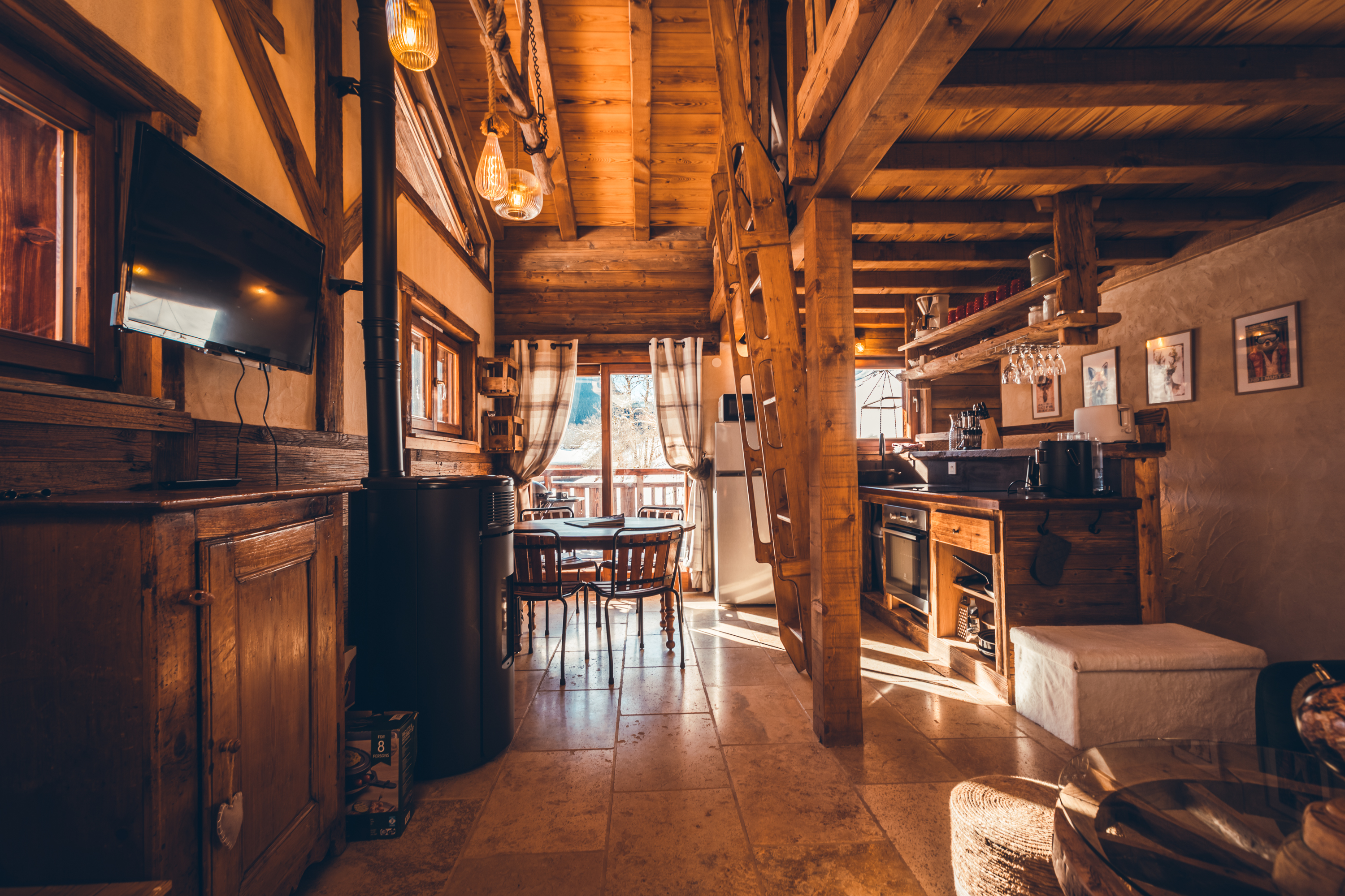 Chalet Explora — Séjour avec spa à Haute-Savoie à Annecy — vue depuis la terrasse