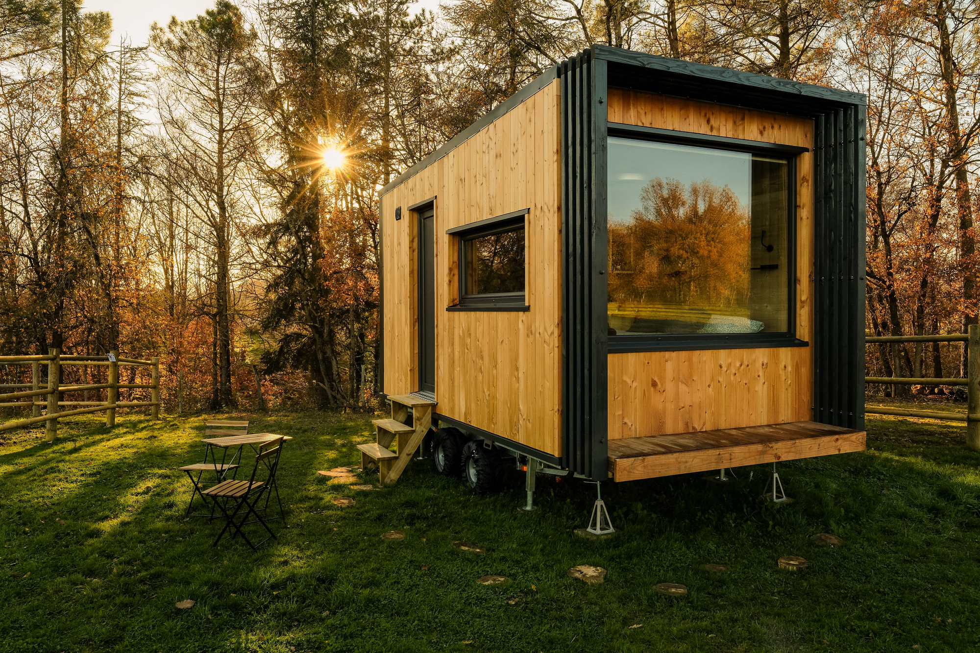 Homnest — Tiny House avec vue panoramique à Puybegon (Tarn)