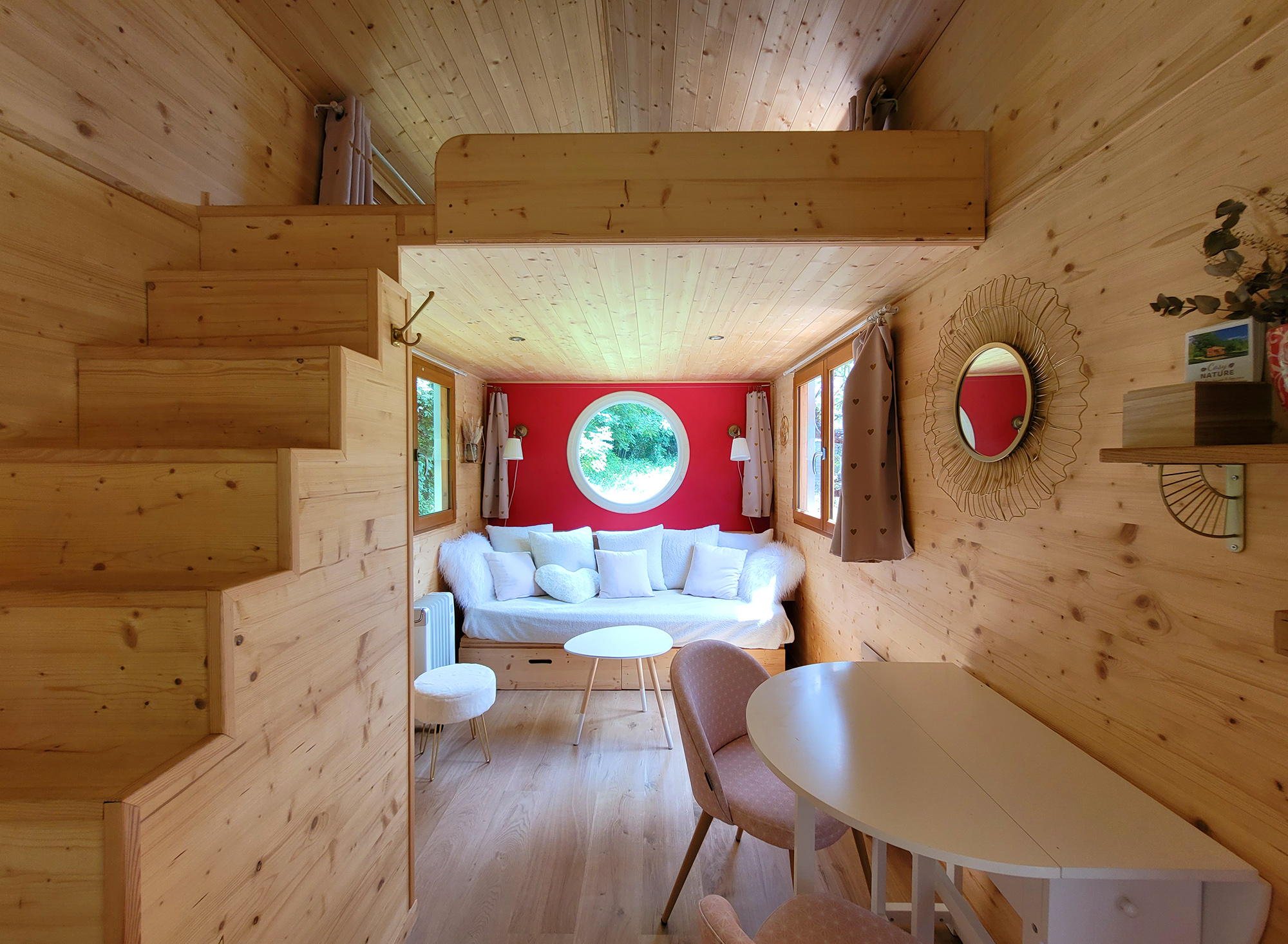 Tiny house Eglantine — Escapade romantique avec spa à Gard à Alès — salle de bain