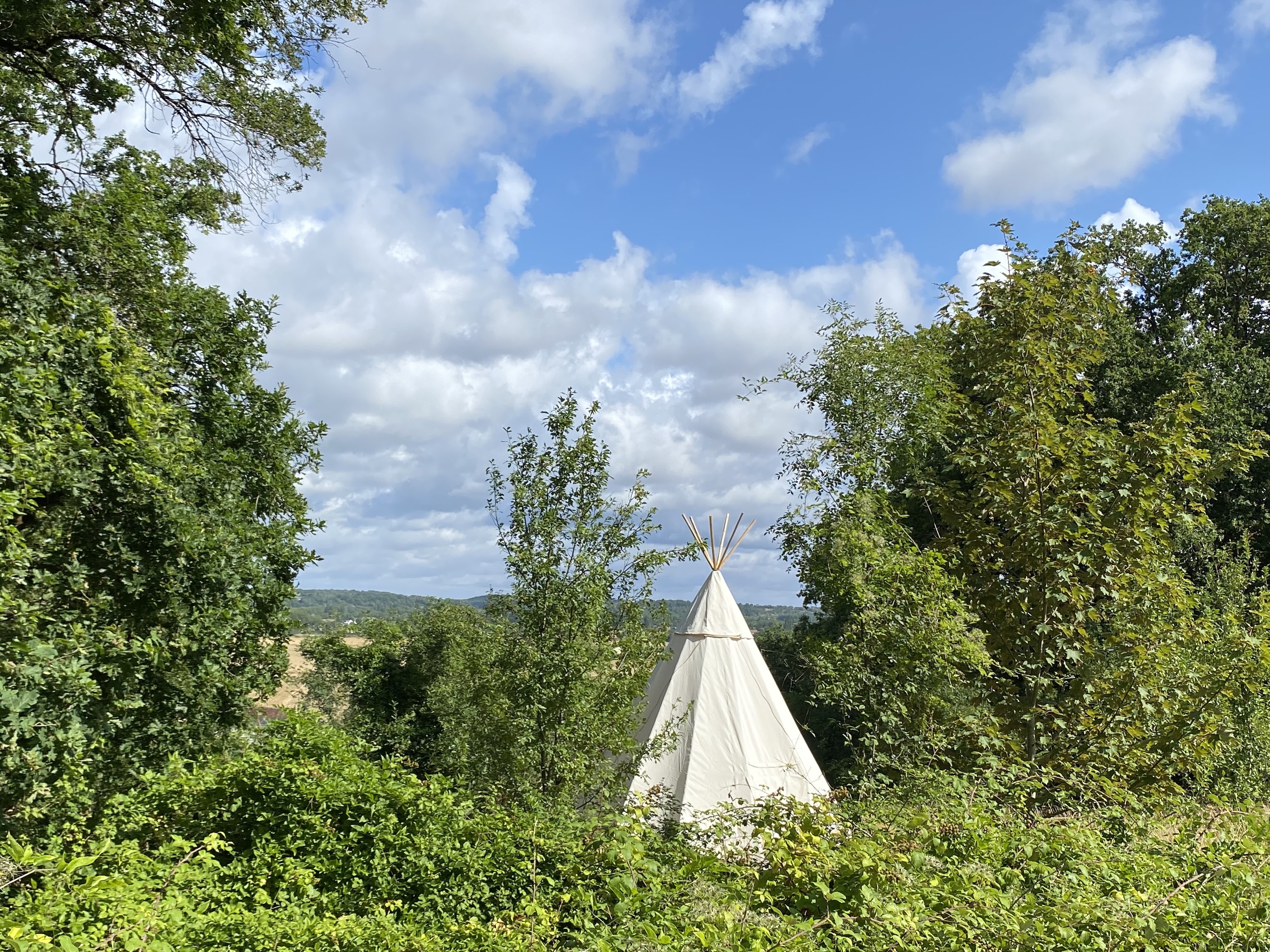 Le Tipidylle : un tipi enchanteur au cœur de la nature