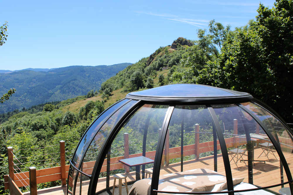 Dôme Coton : une évasion sensorielle au cœur des Alpes à Jaunac — cuisine