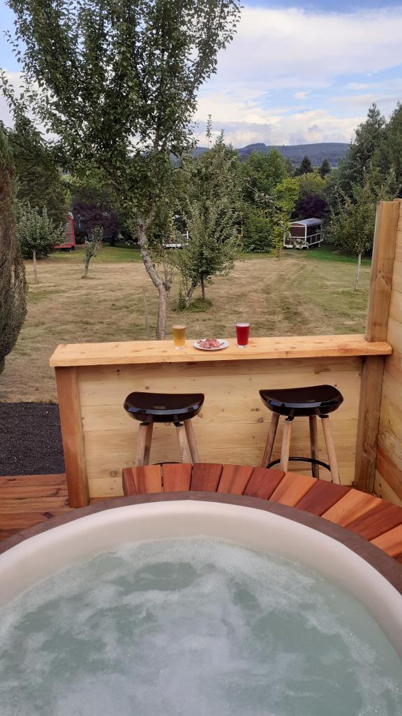 Carré d'étoiles & Spa : une évasion unique en Limousin à Chamberet — vue intérieure