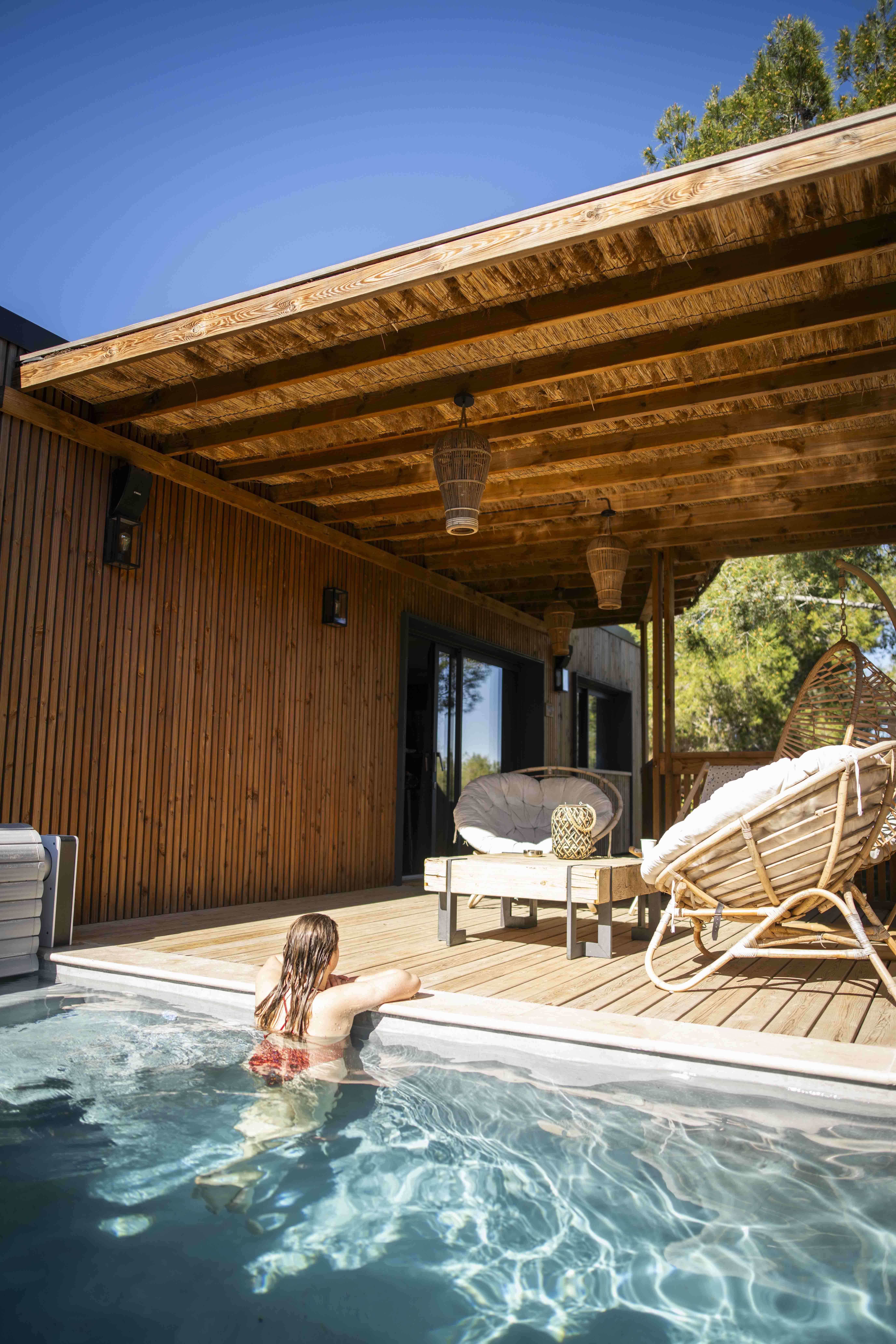 Villa XXL Safari — Cabane sur pilotis avec piscine à Gard à Alès — salle de bain