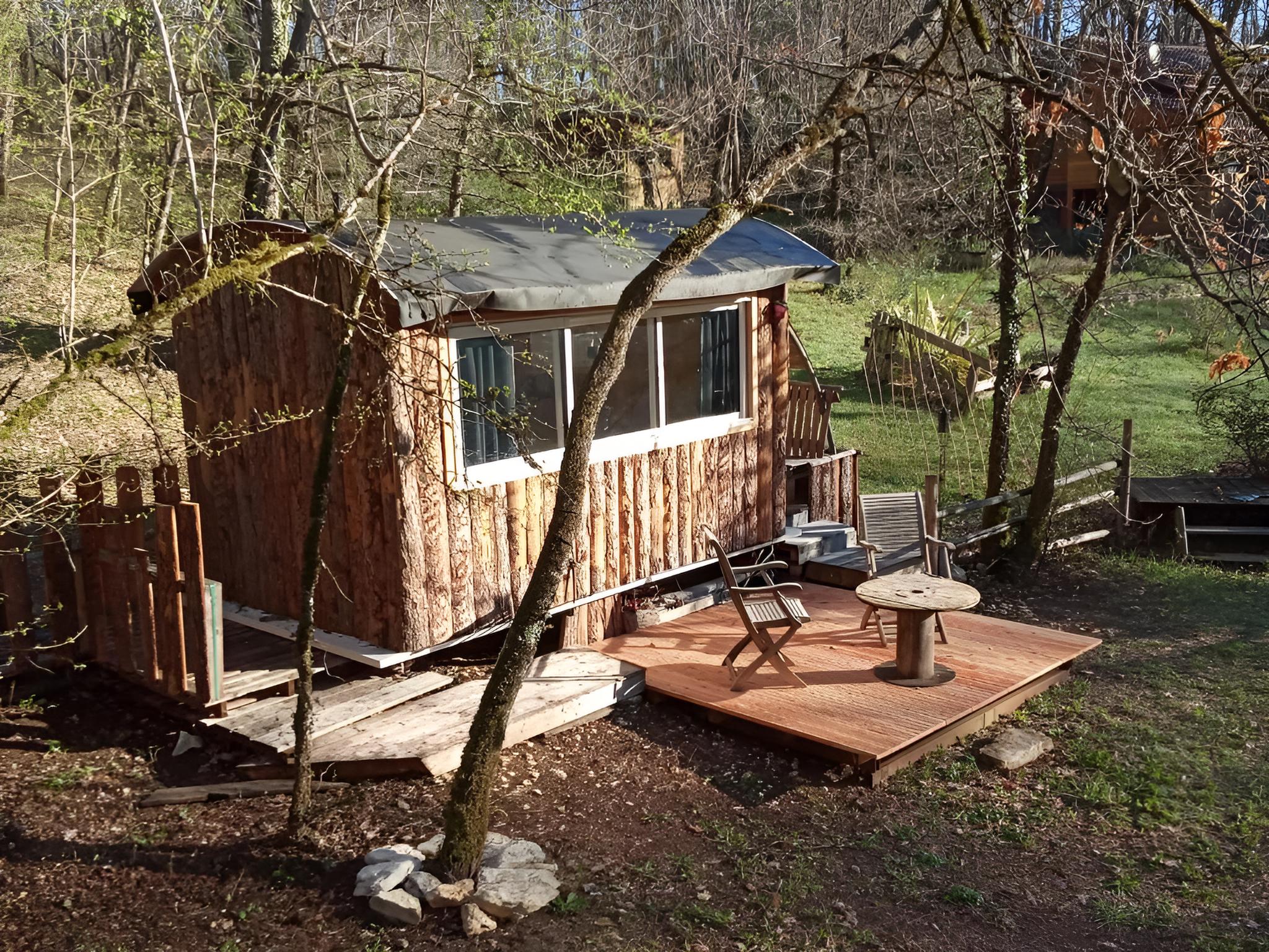 La Roulotte de l'Echappée Sauvage — Séjour relaxant avec spa à Lot-et-Garonne