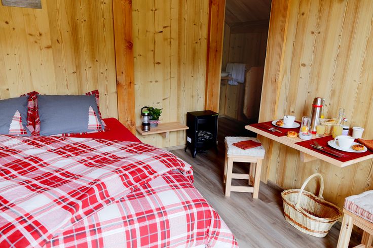 Les Chello de Marie : une cabane en Lorraine pour s'évader à Le Val D'ajol — vue intérieure