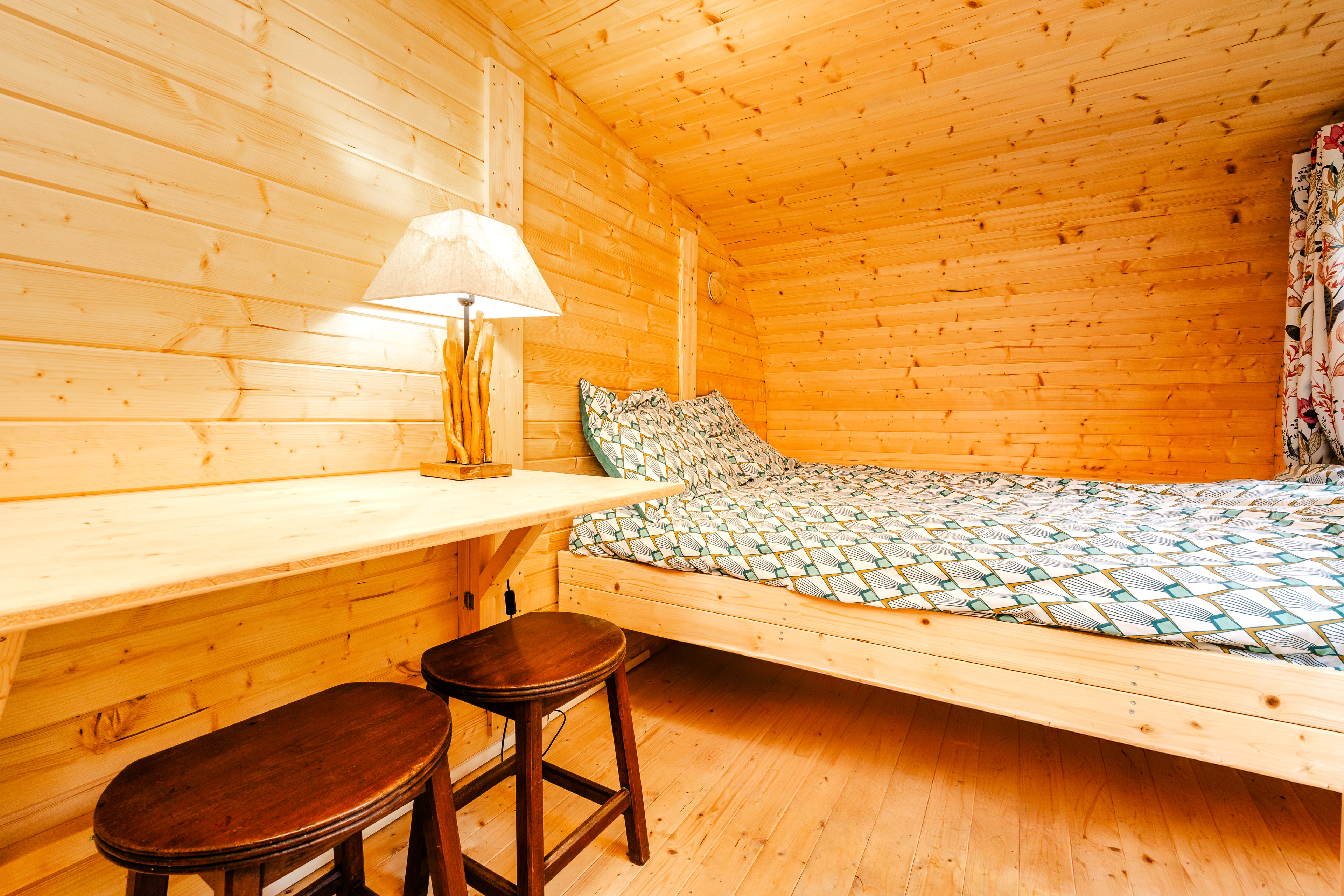 Ecolodge Pod : une expérience immersive en Bretagne à Huelgoat — salle de bain