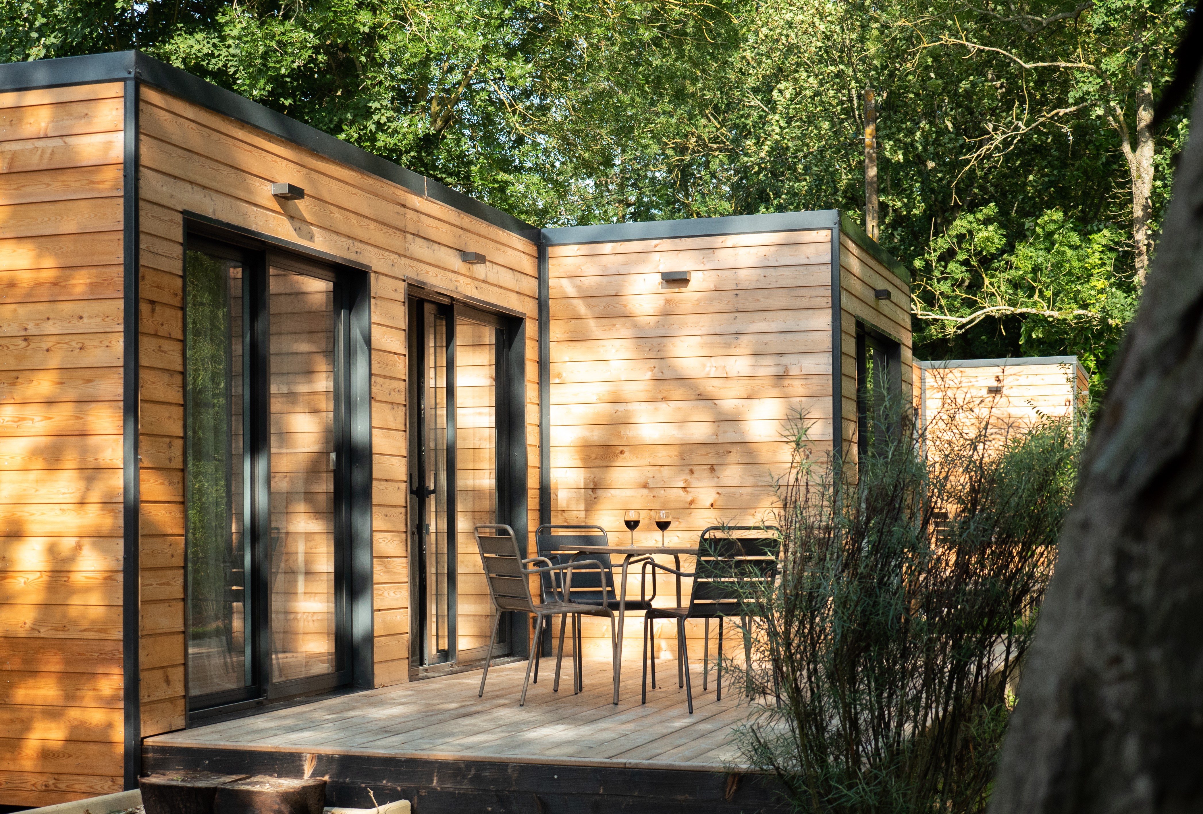 Le chalet nordique SPA — Ecolodge avec bain nordique à Seine-et-Marne à Serris — espace de vie