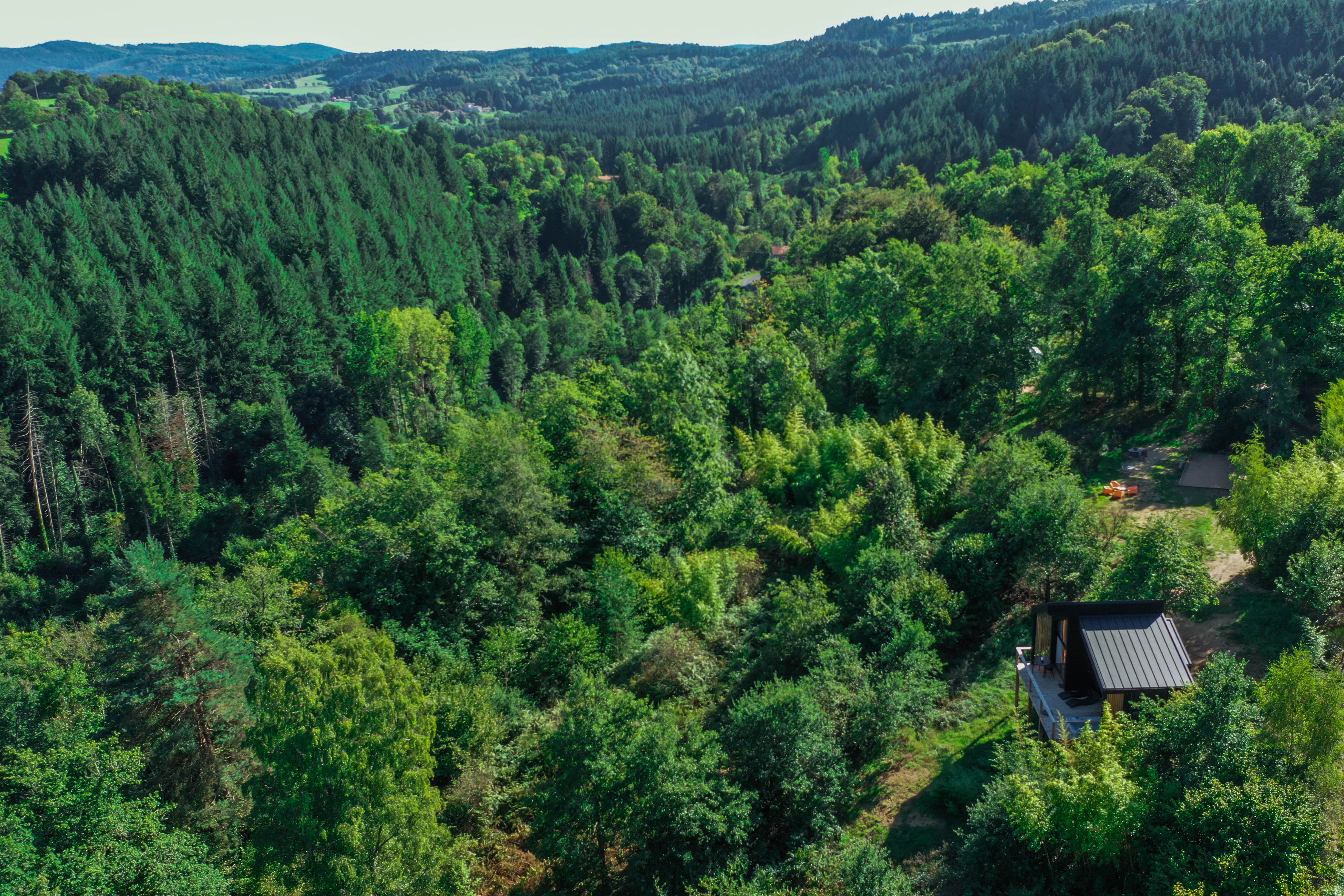 Cabane Petite Ourse & Spa : une évasion en hauteur à Cunlhat — cuisine