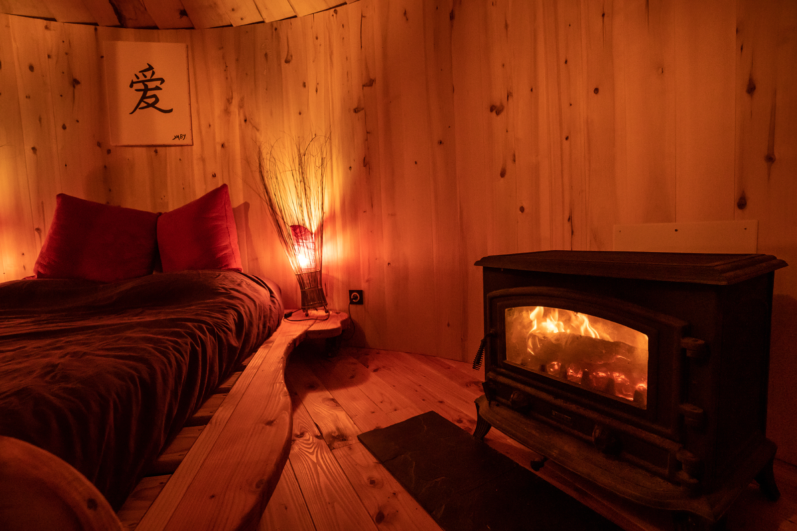 Cabane Romances Nippones — Cabane perchée à 2m dans l'Hérault à Souleyourt — vue depuis la terrasse