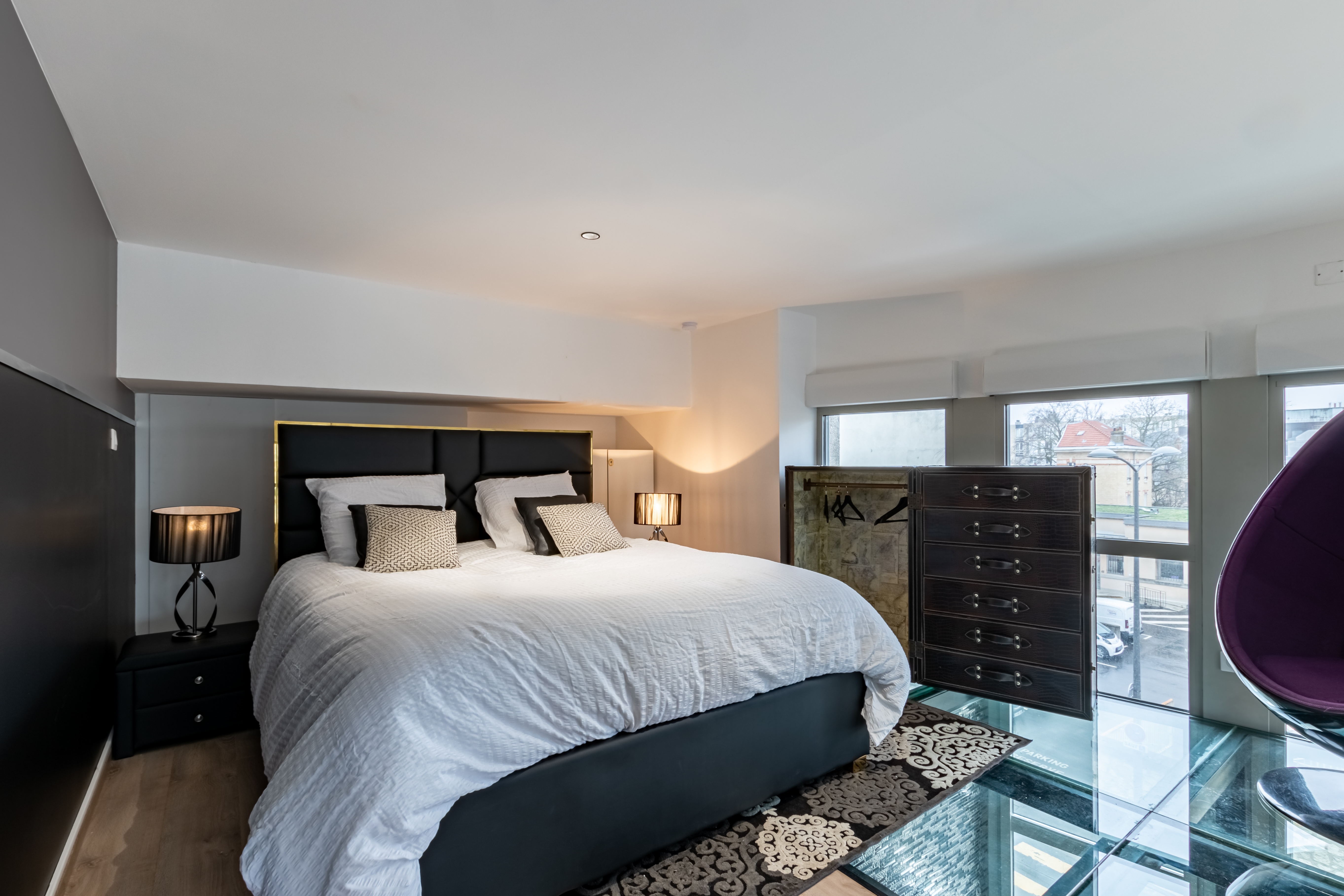 Glam Appart Spa New York Executive — Maison insolite avec spa à Reims à Reims — espace de vie