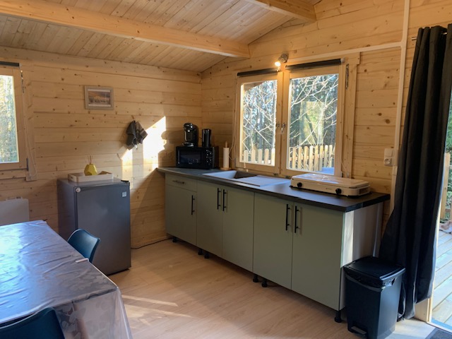 Cabane Auvergnate — Séjour avec spa à Haute-Loire à Le Puy-en-Velay — espace de vie