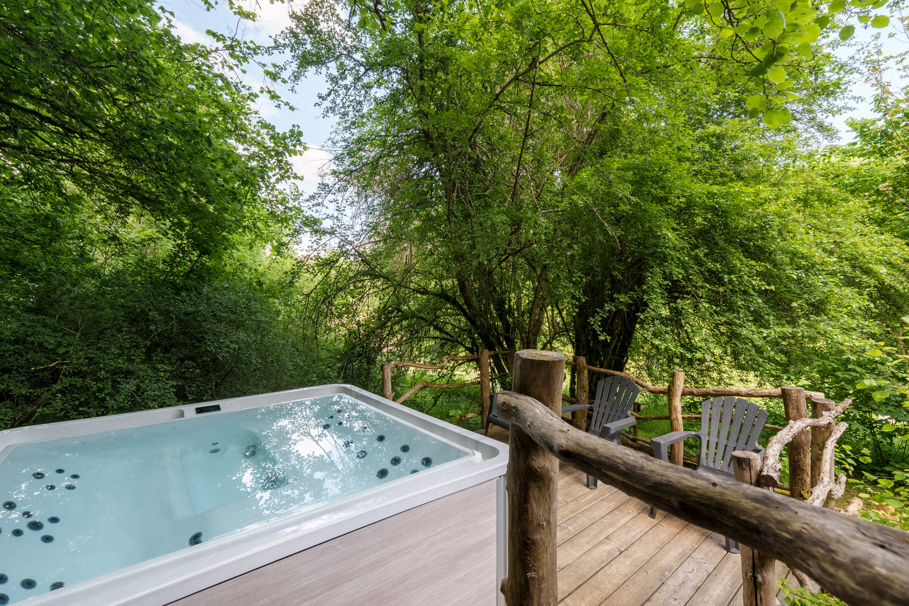 Lodge Spa Sirus — Expérience unique avec spa à Haute-Marne à Narcy — chambre