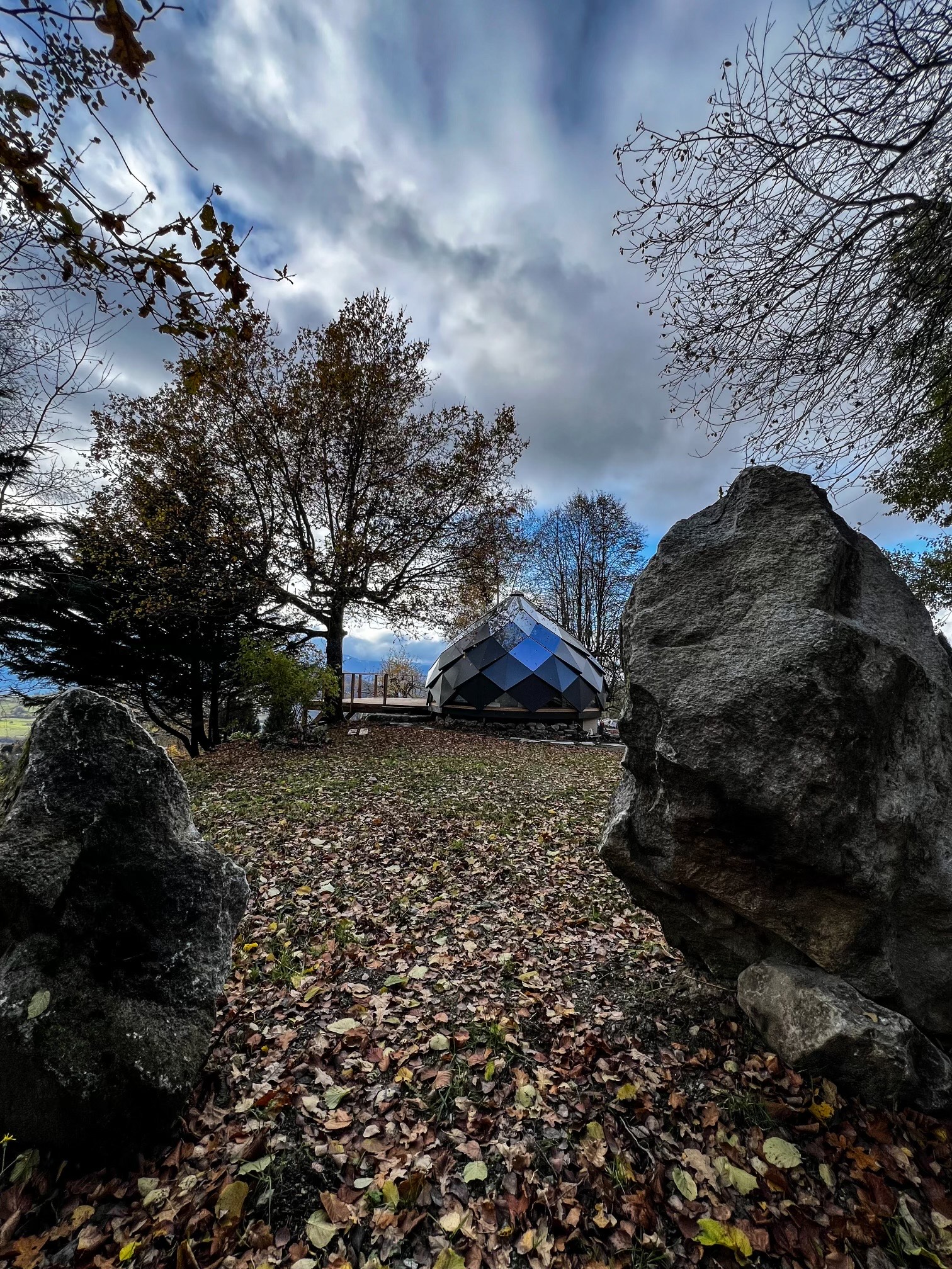 Zome jacuzzi et sauna privatif