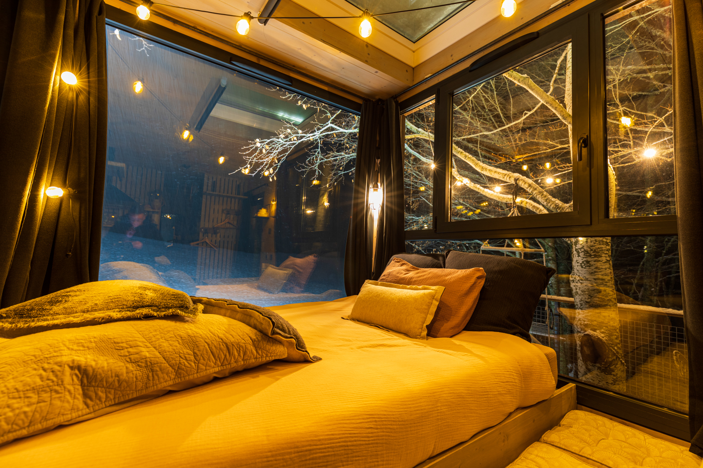 Cabane perchée au cœur de la nature à Autrans — espace de vie
