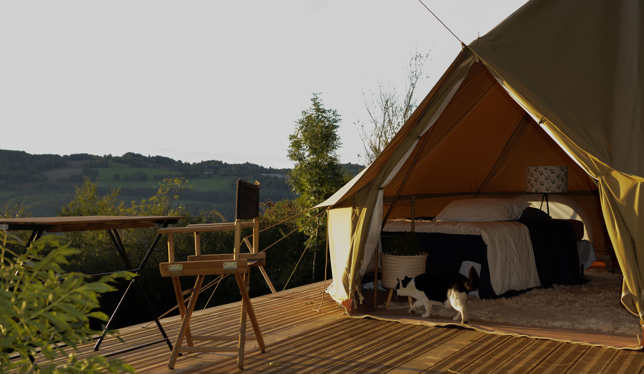 La Tente de Glamping — Tente avec piscine à Puech Long (Tarn) à Albi — salle de bain