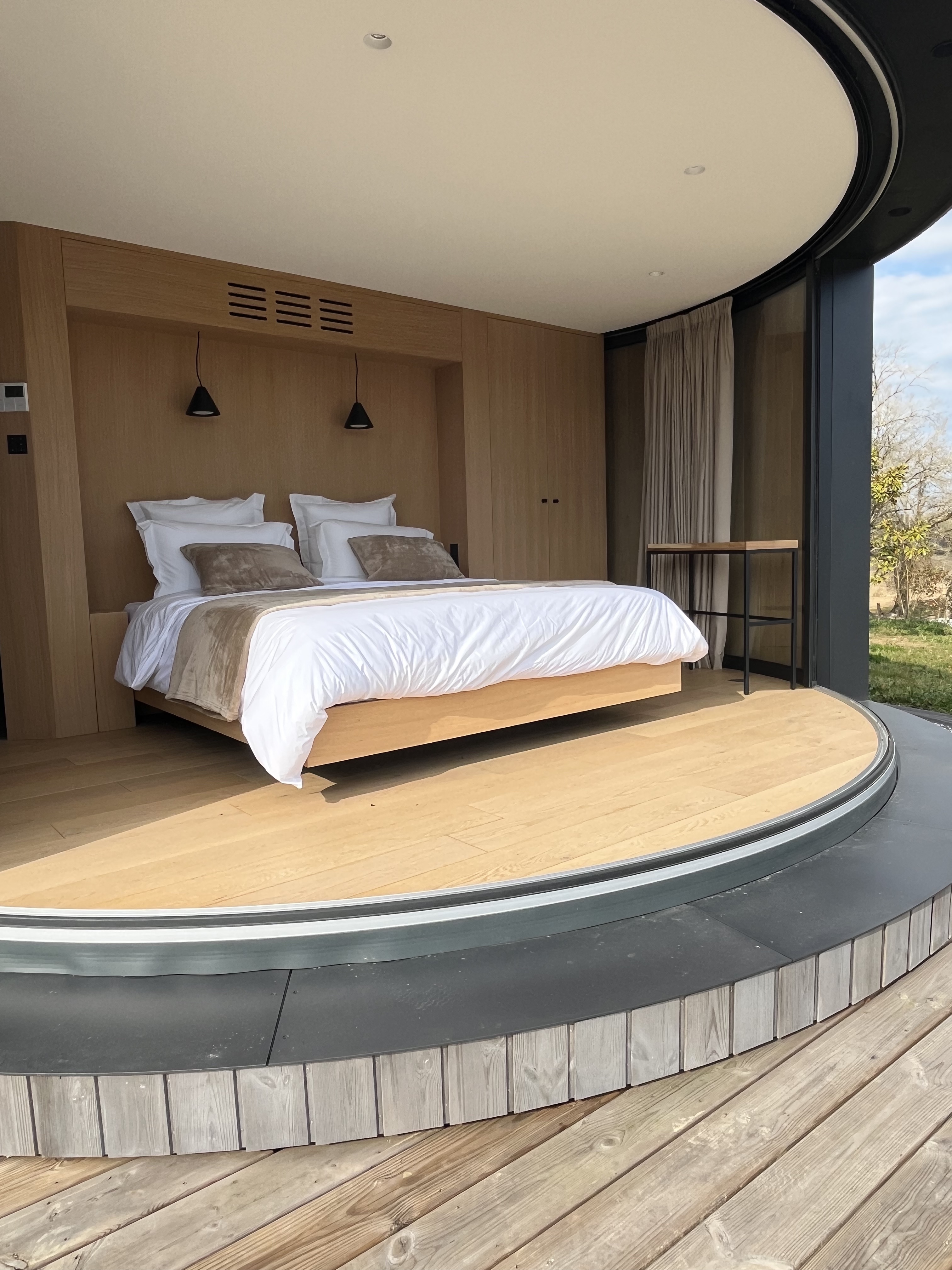 Nid'Amou 6 & Spa — Hébergement insolite avec jacuzzi à Landes à Geloux — vue intérieure