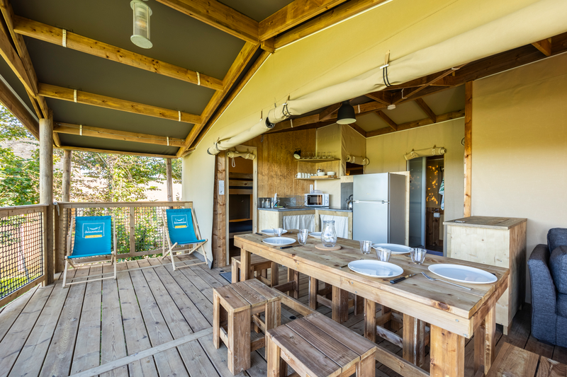 Ecolodge 3 chambres en Haute-Normandie : une immersion nature à Quiberville — cuisine