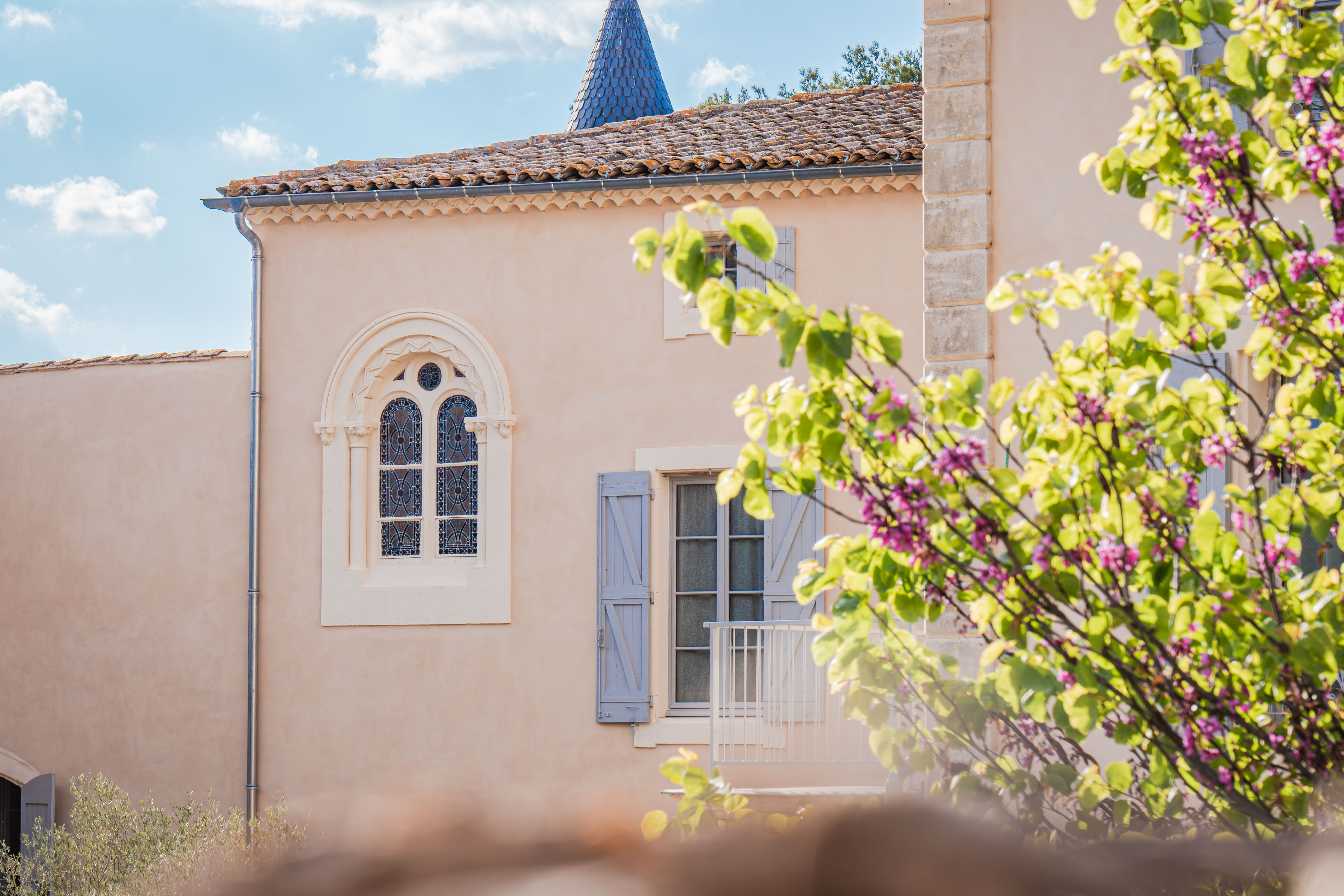 La Chapelle du Château : un gîte insolite au cœur du Languedoc à Pezenas — environnement naturel