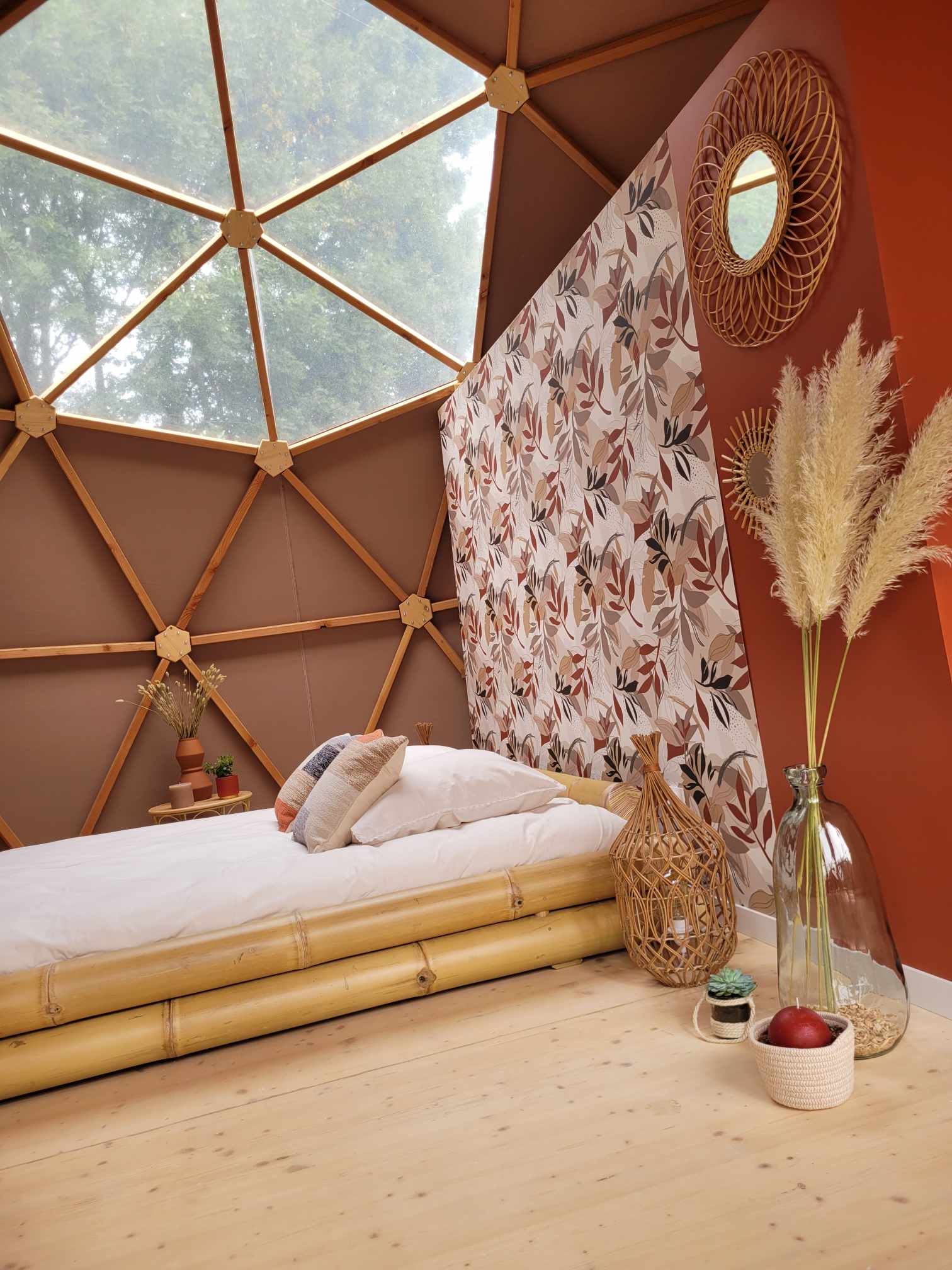 Infinie Bulle & Spa — Dôme avec Spa privatif à Somme à Amiens — chambre