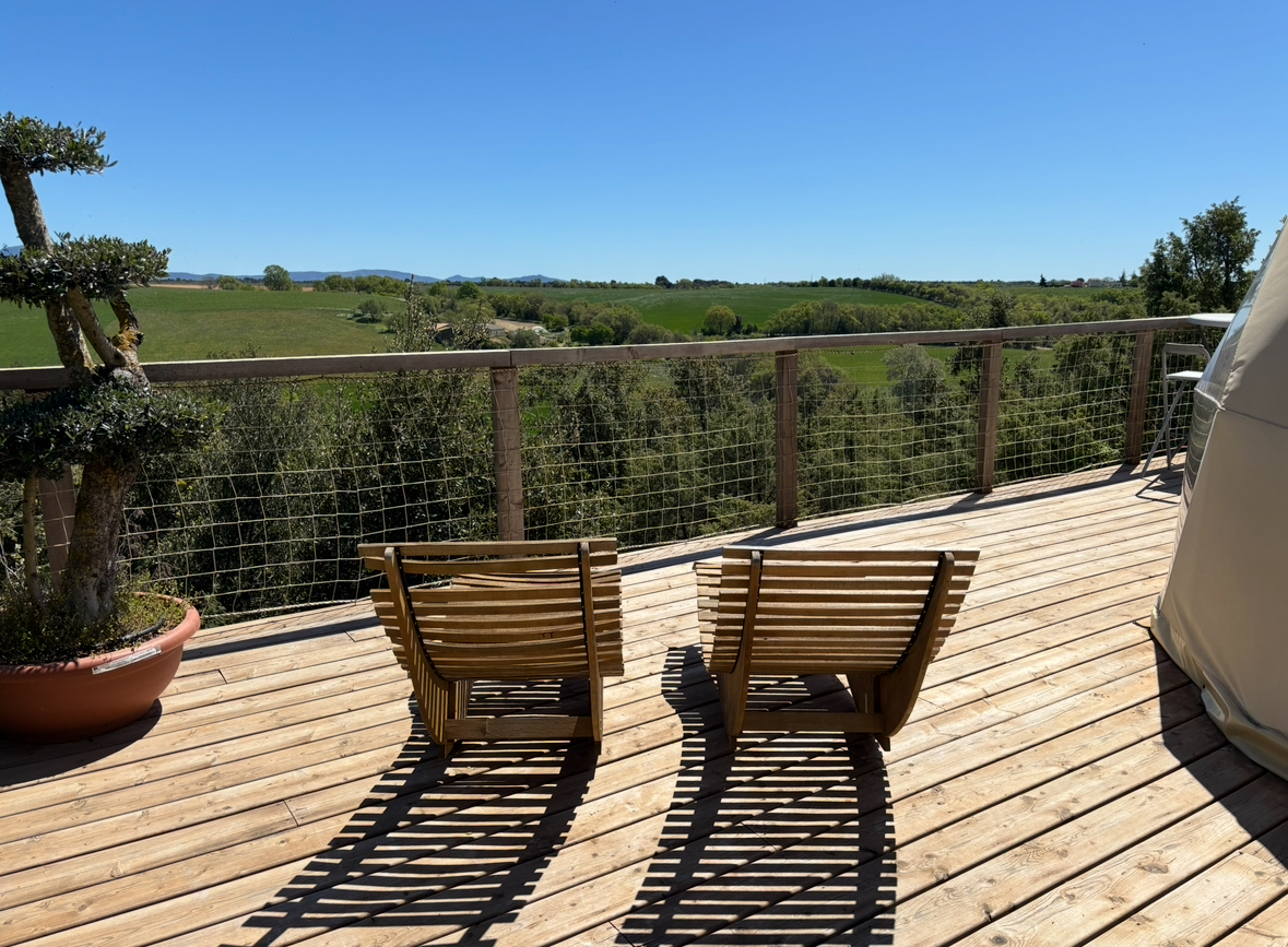 Lavan'dôme — Dôme avec baignoire balnéo à Alpes-de-Haute-Provence à Digne-les-Bains — espace de vie