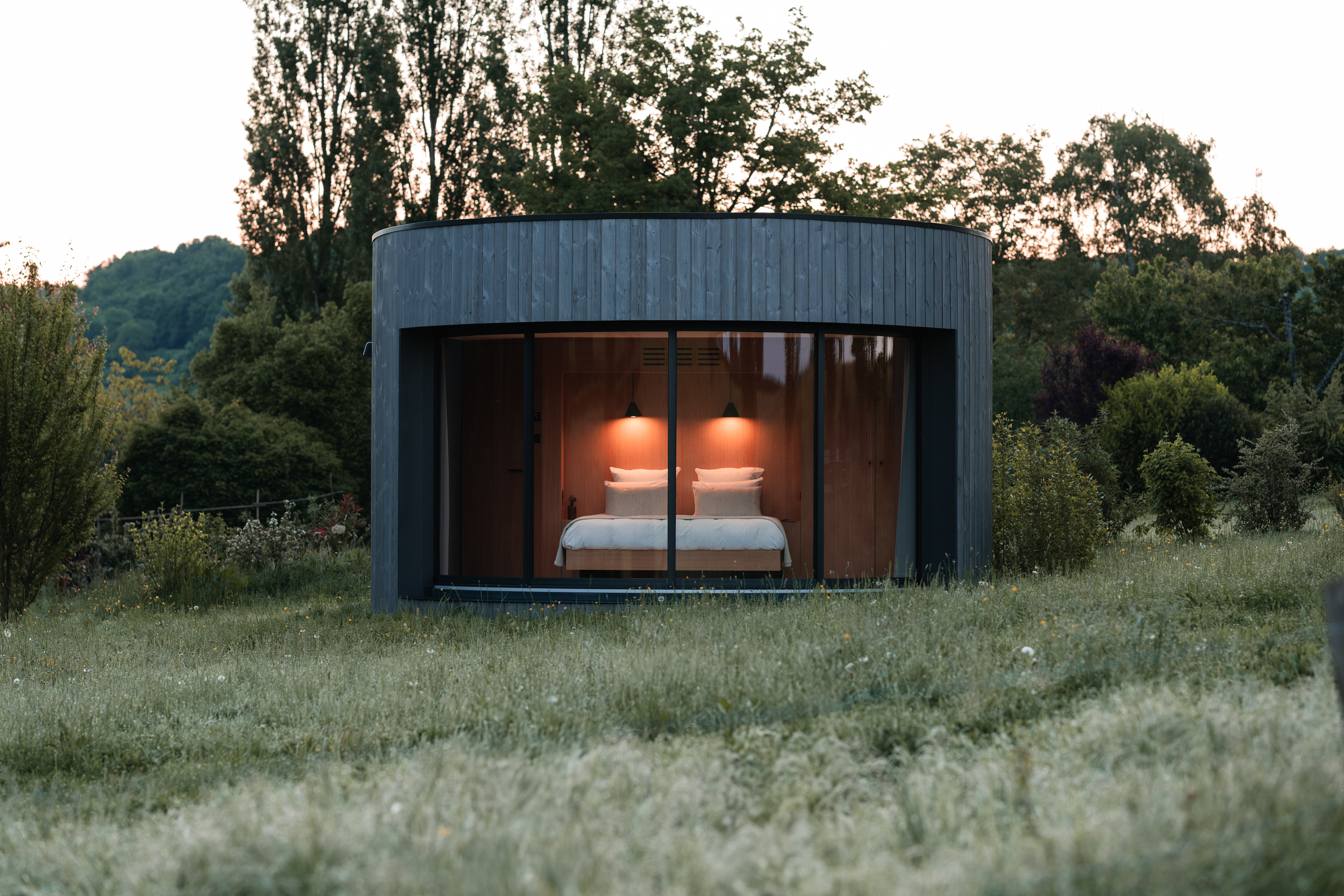 Suite prairie Tomette Singulière — Cabane avec spa à Saône-et-Loire