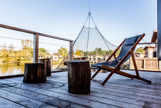 Photo 5/9 — Ecolodge « La Gabare — Ecolodge avec bain nordique à Gironde » à Cézac Gironde