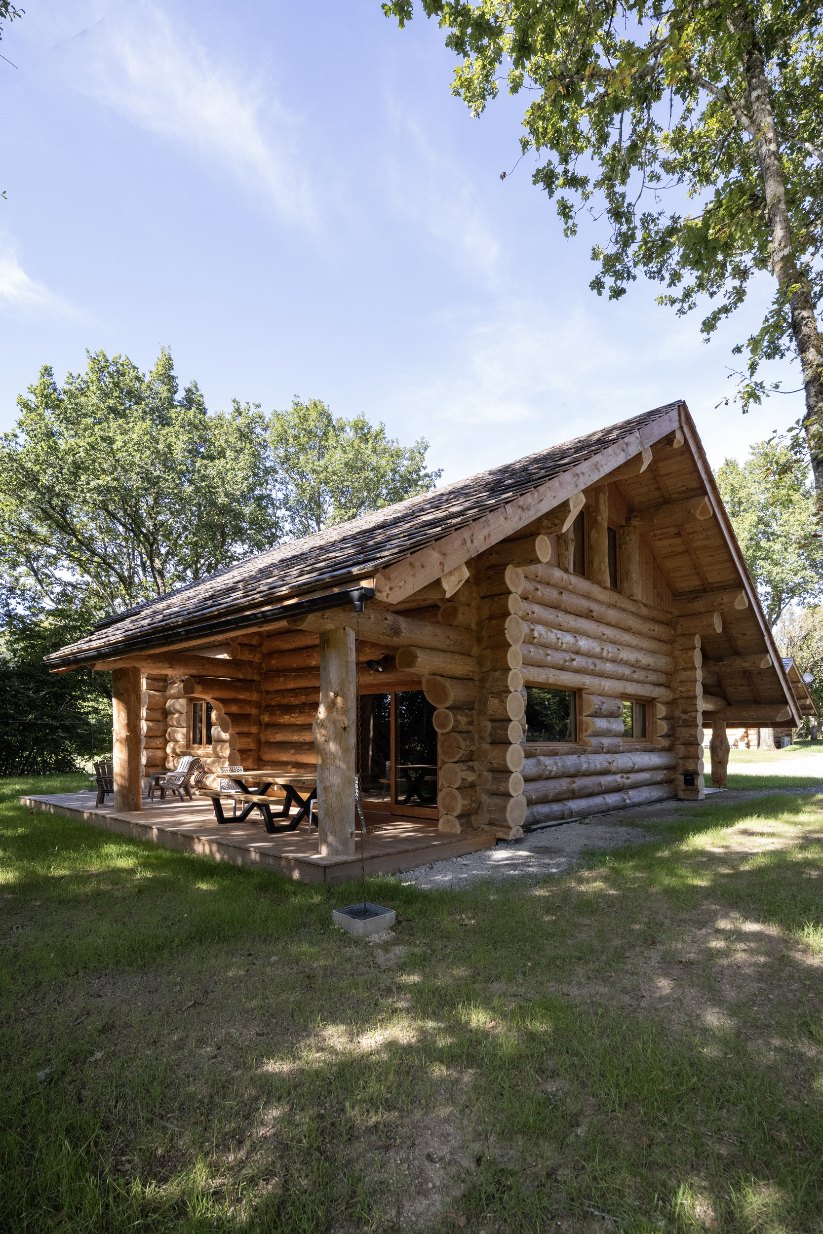 Gîte Le Vassivière : un chalet enchanteur en Limousin à Faux-La-Montagne — chambre