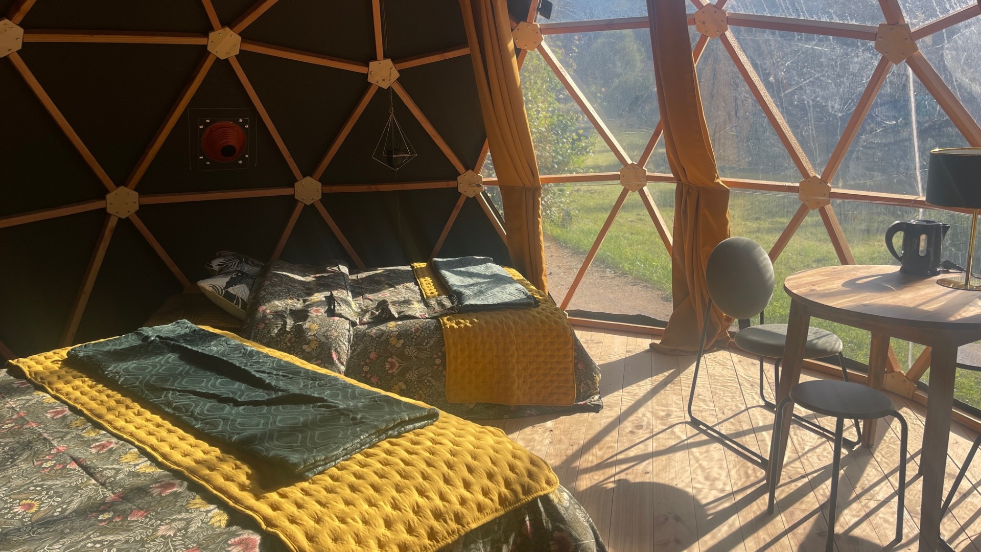 Un dôme enchanteur au cœur de la Lorraine à Hannonville Sous Les Côtes — vue depuis la terrasse