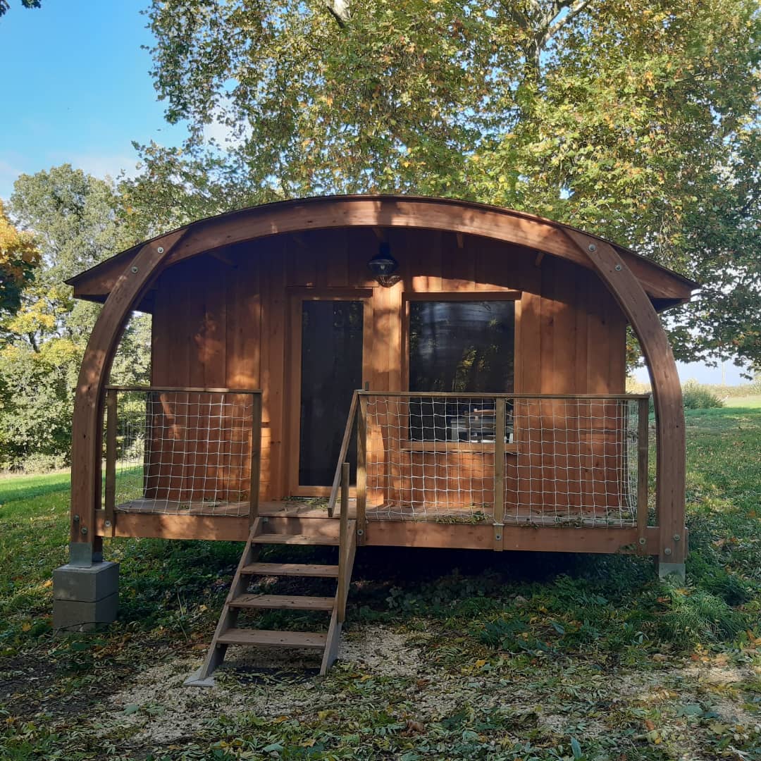 La cabane du platane — Cabane avec spa à Charnizay (Indre-et-Loire)