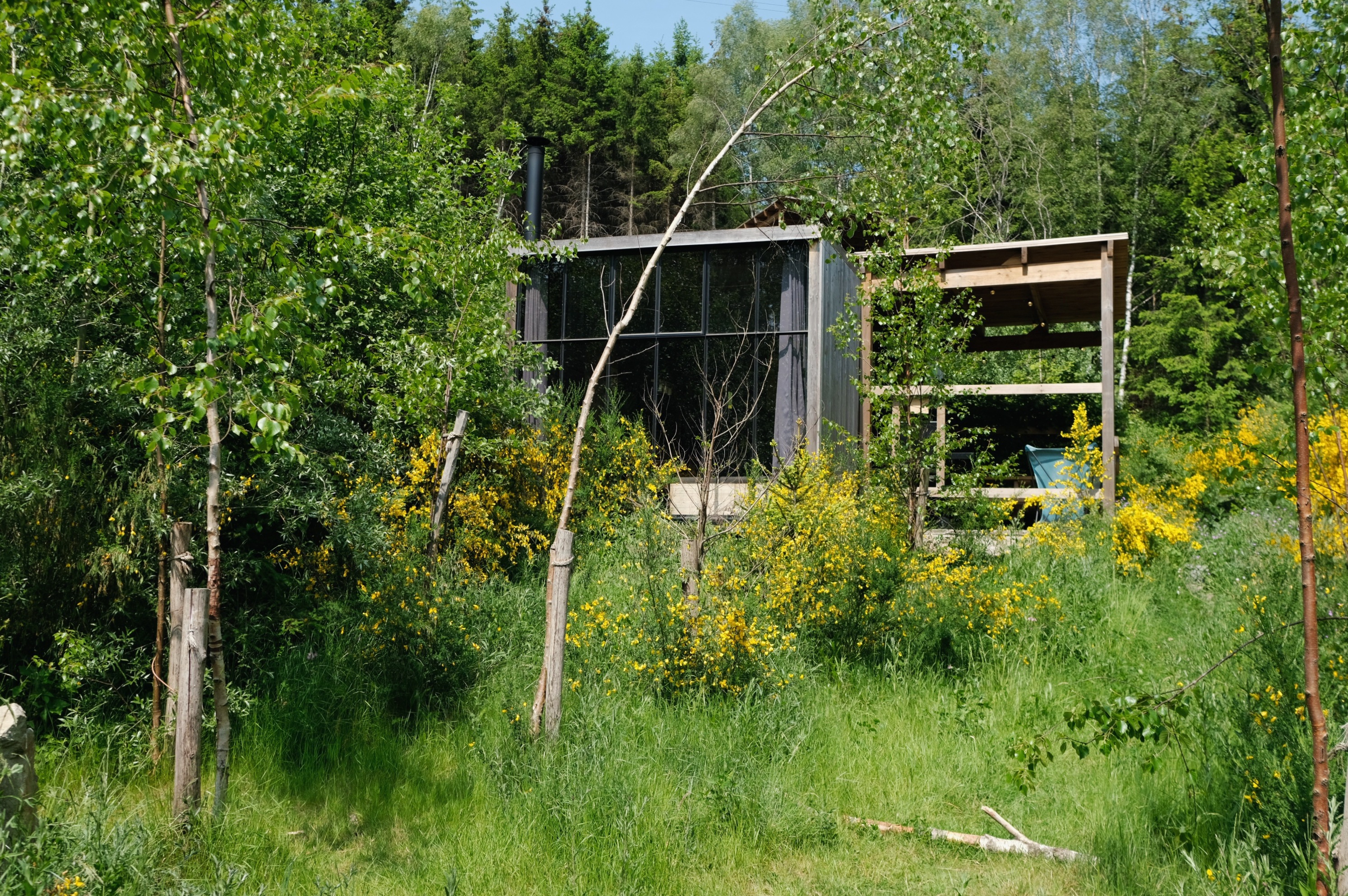 Nutchel Cabane Cosy — Cabane romantique avec spa à 2 en Aube à Bar-sur-Aube — espace de vie