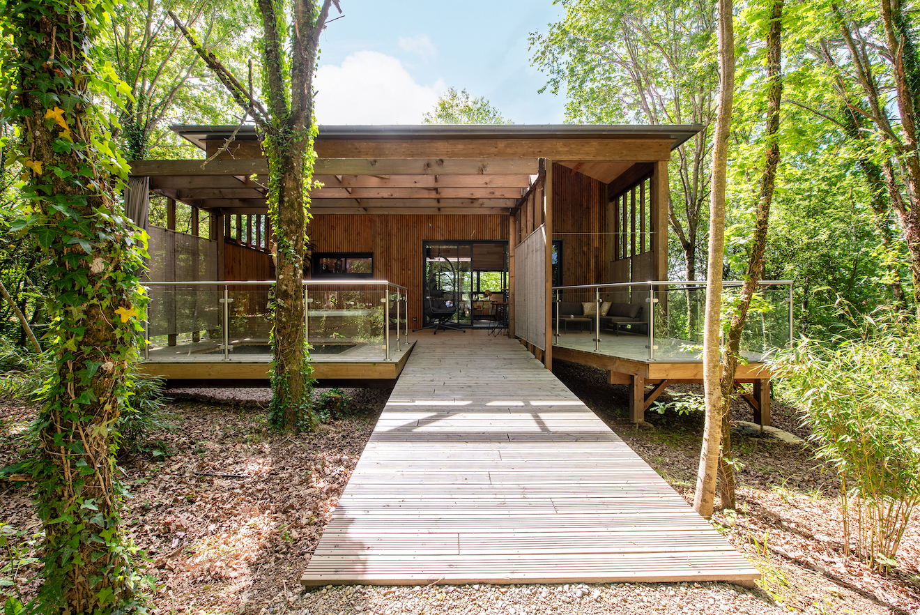 CASA HIMALA & SPA — Cabane sur pilotis avec spa à Ségala (Aveyron)