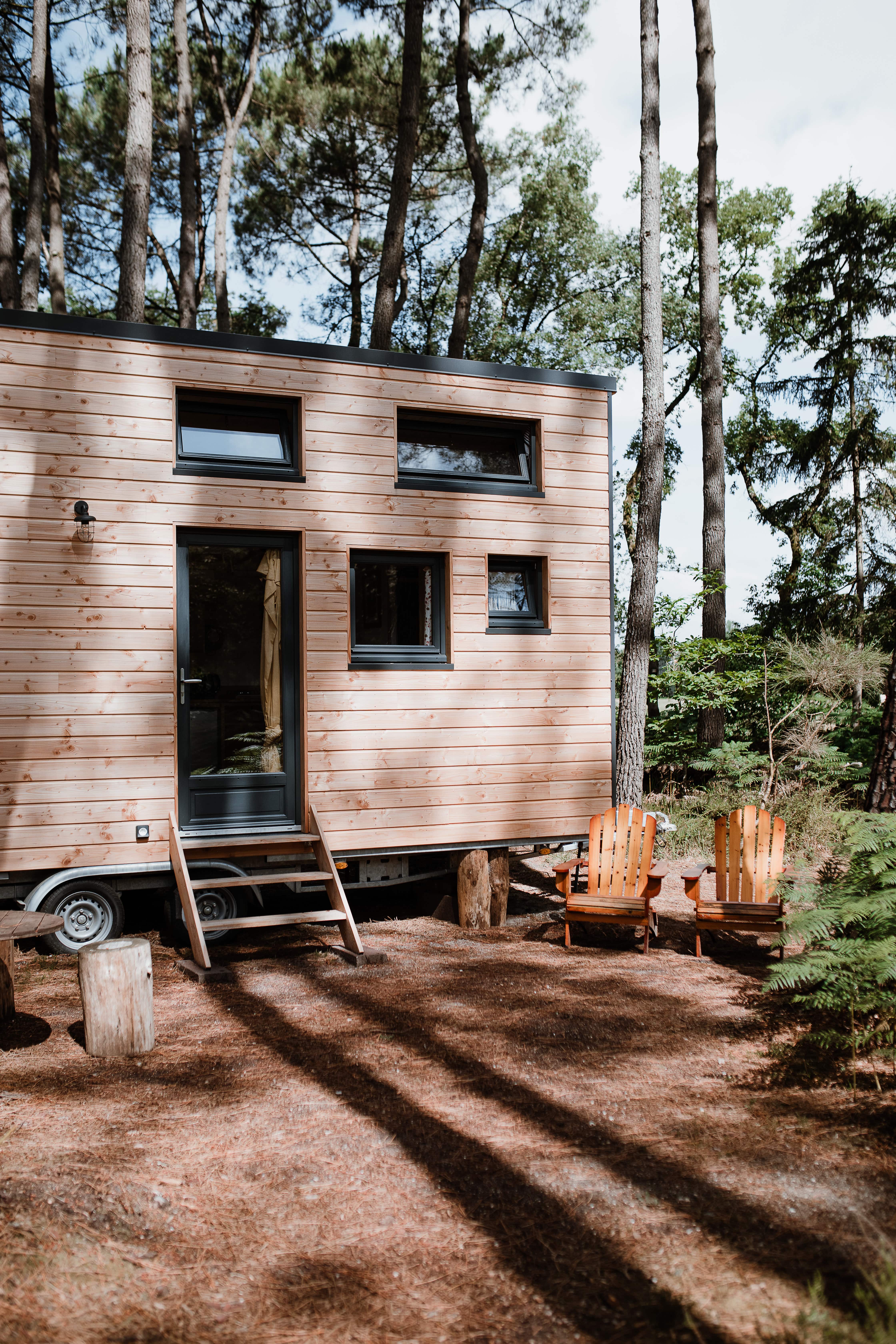 Tiny house La Quetsche : une évasion en pleine nature à Clefs-Val-D'anjou — salle de bain