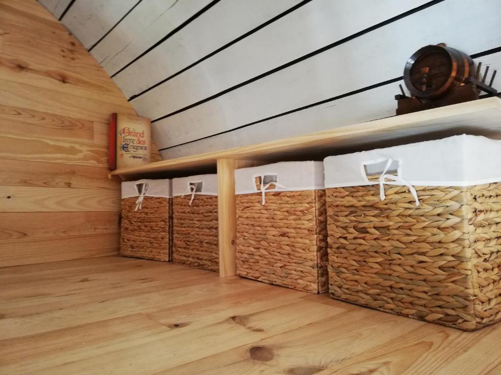L'Authentique Tonneau à Cidre d'Emma : une expérience unique en Basse-Normandie à Litteau — détail architectural