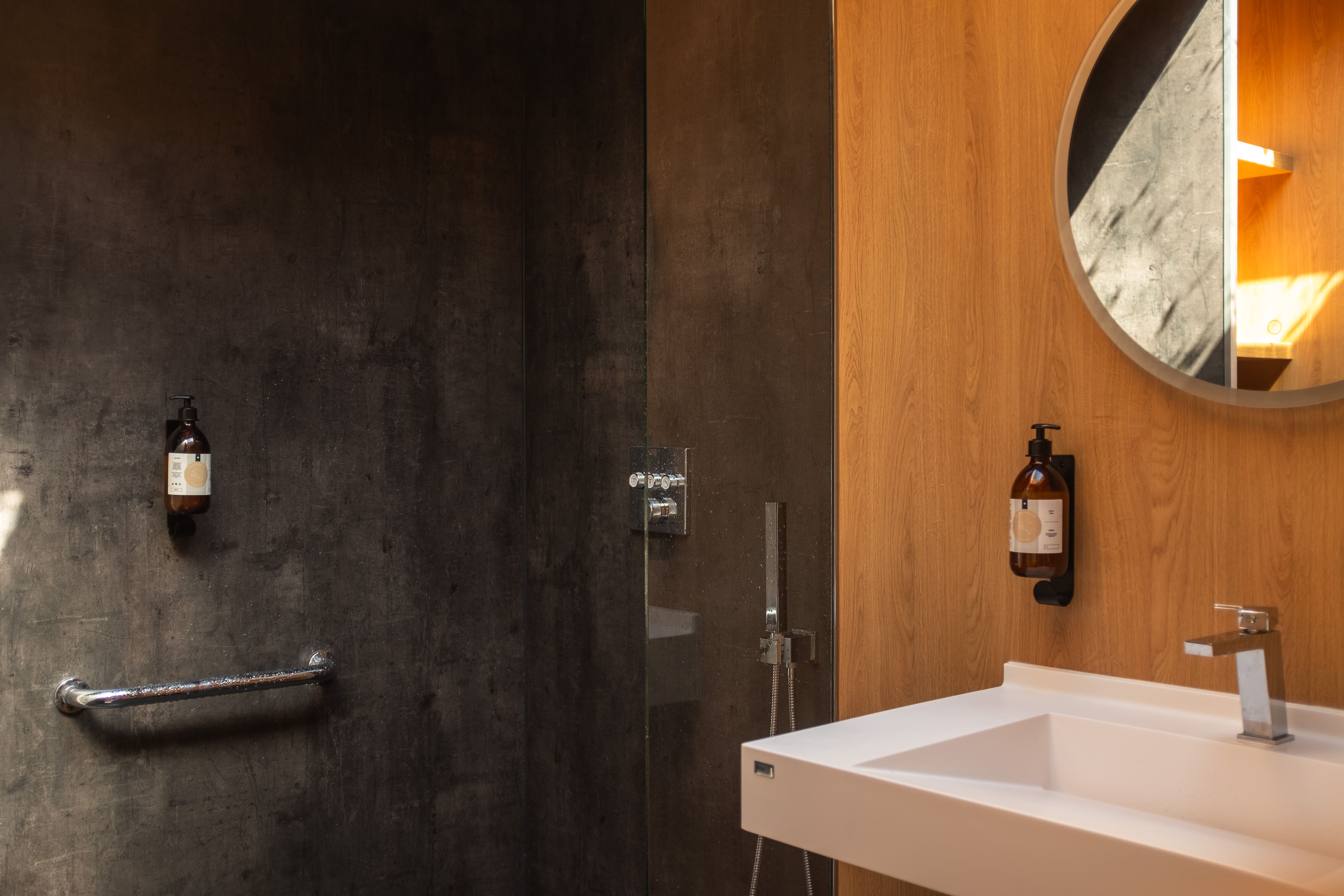 Sélène : un écolodge enchanteur en Alsace à Wolxheim — salle de bain