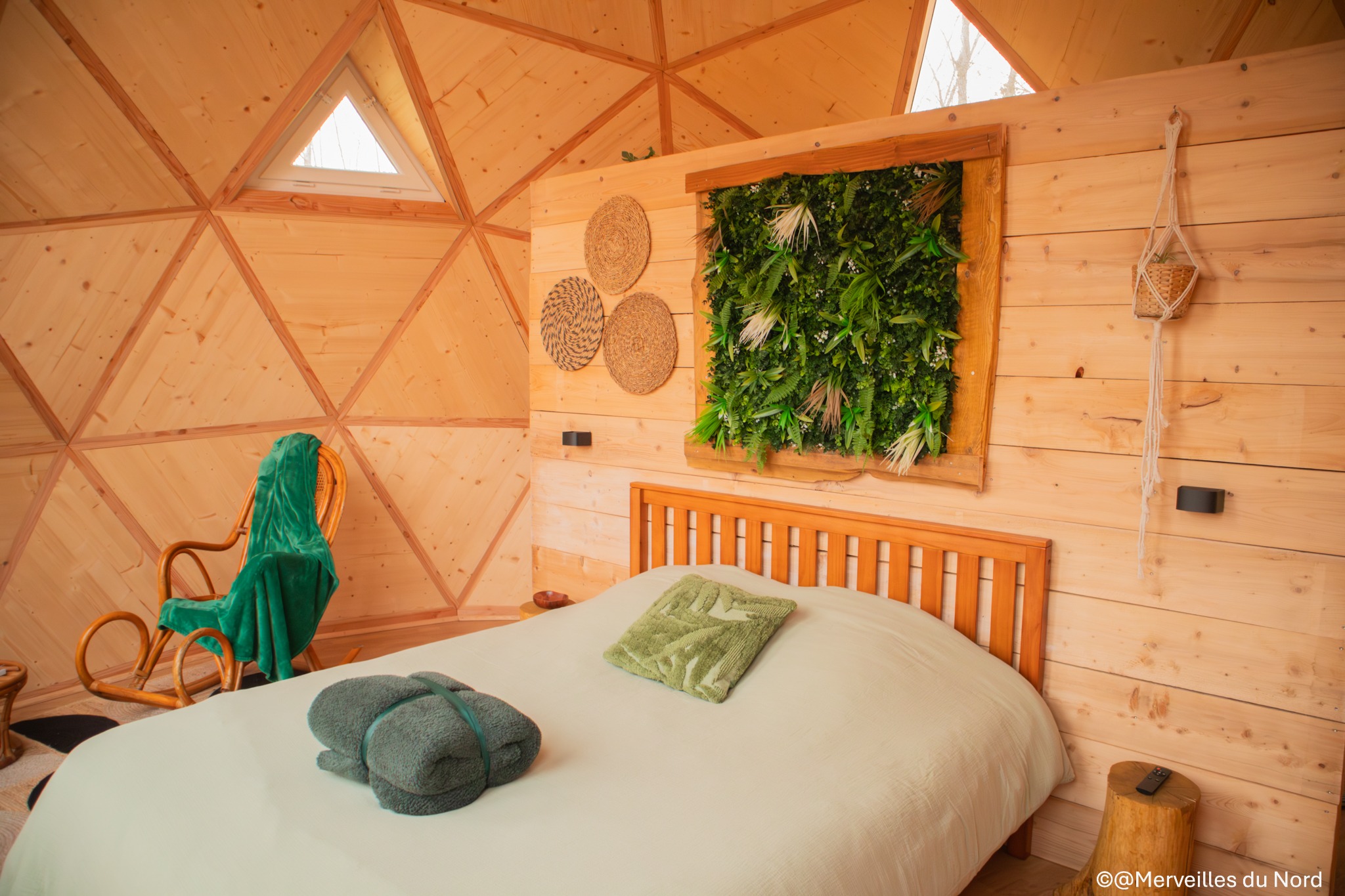 Le Dôme de Draëck — Dôme avec sauna privatif à Pas-de-Calais à Béthune — chambre