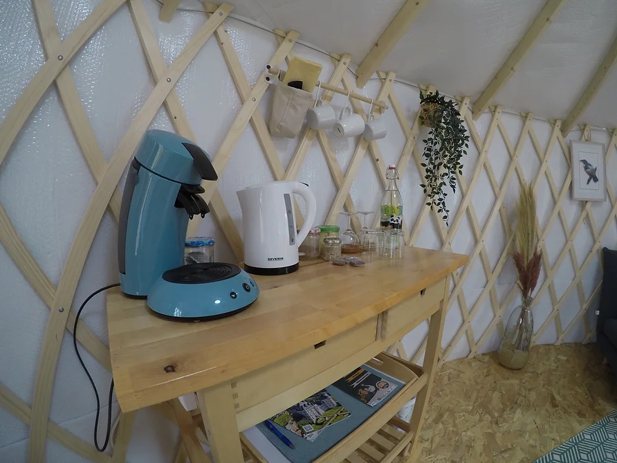 Cocon de Tranquillité — Tente avec spa à Châtillon-sur-Indre à Châtillon-sur-Indre — cuisine