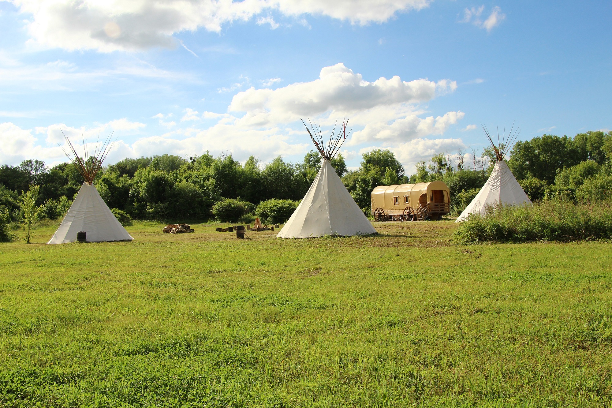 Vivez l'expérience unique d'un tipi en Champagne-Ardenne à Barberey St Sulpice — chambre