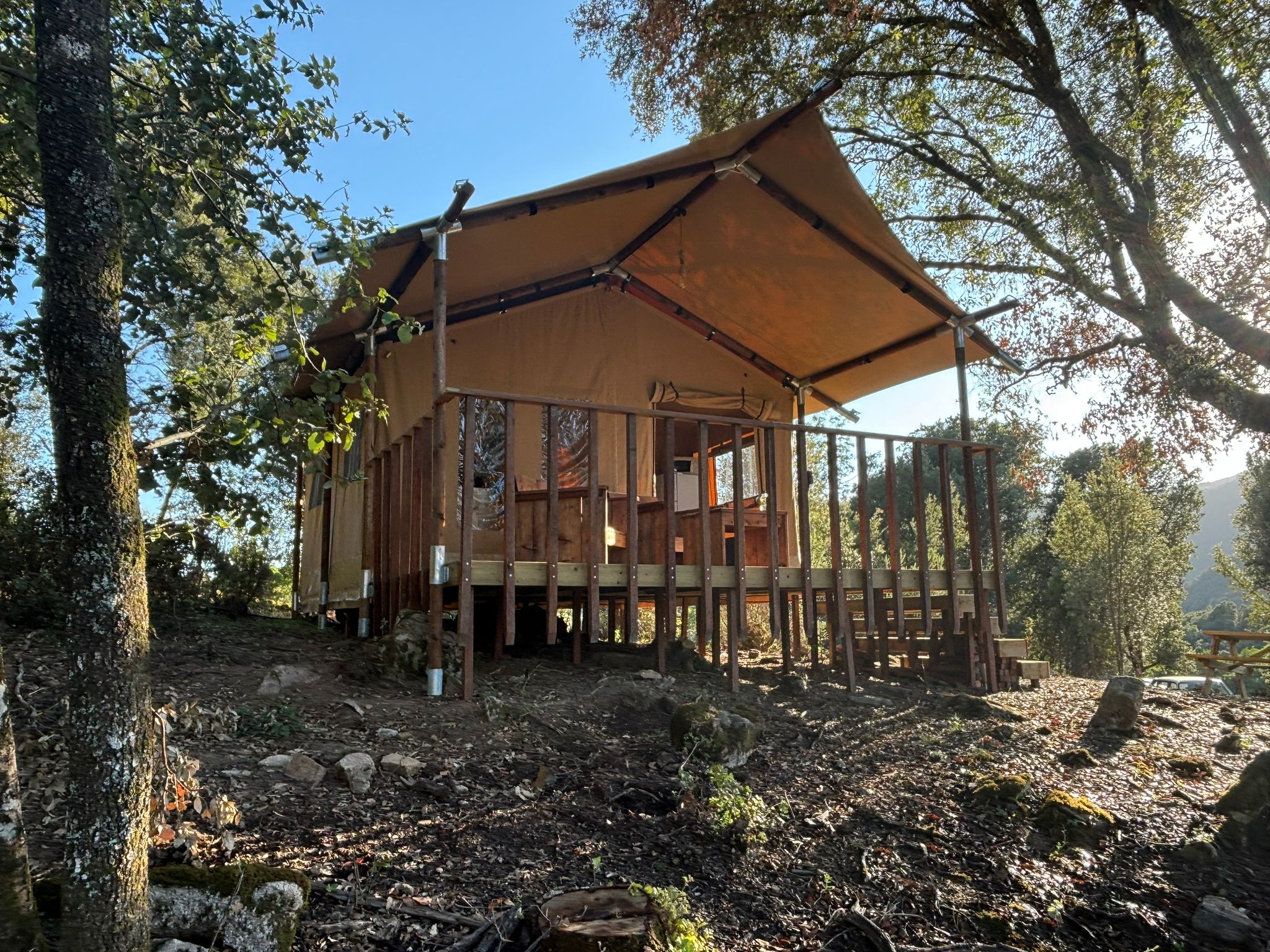 NASSA — Tente avec spa et vue panoramique en Corse-du-Sud
