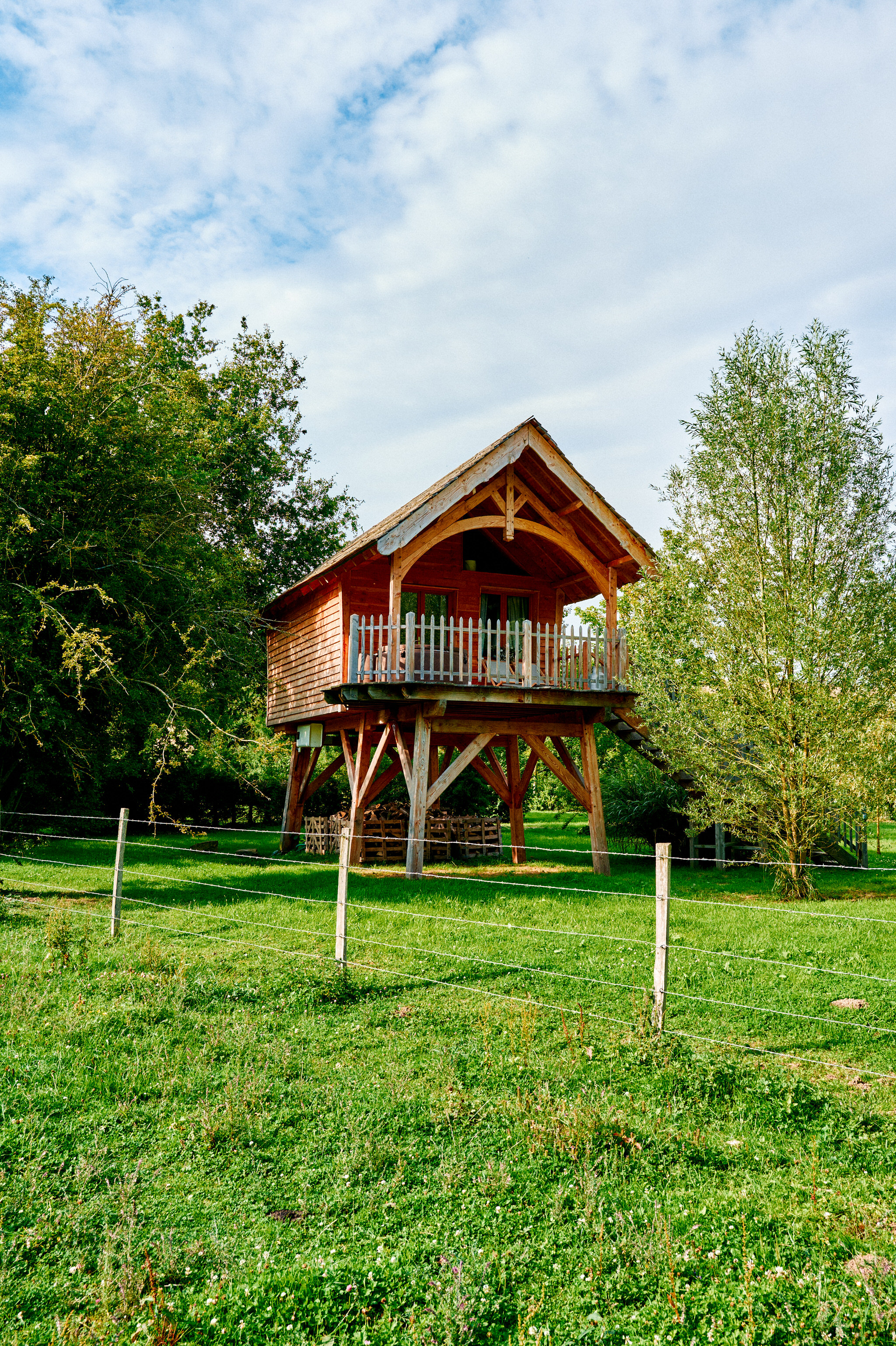 La Cozy & Spa : une cabane sur pilotis en Picardie — Cabane à Roy-Boissy