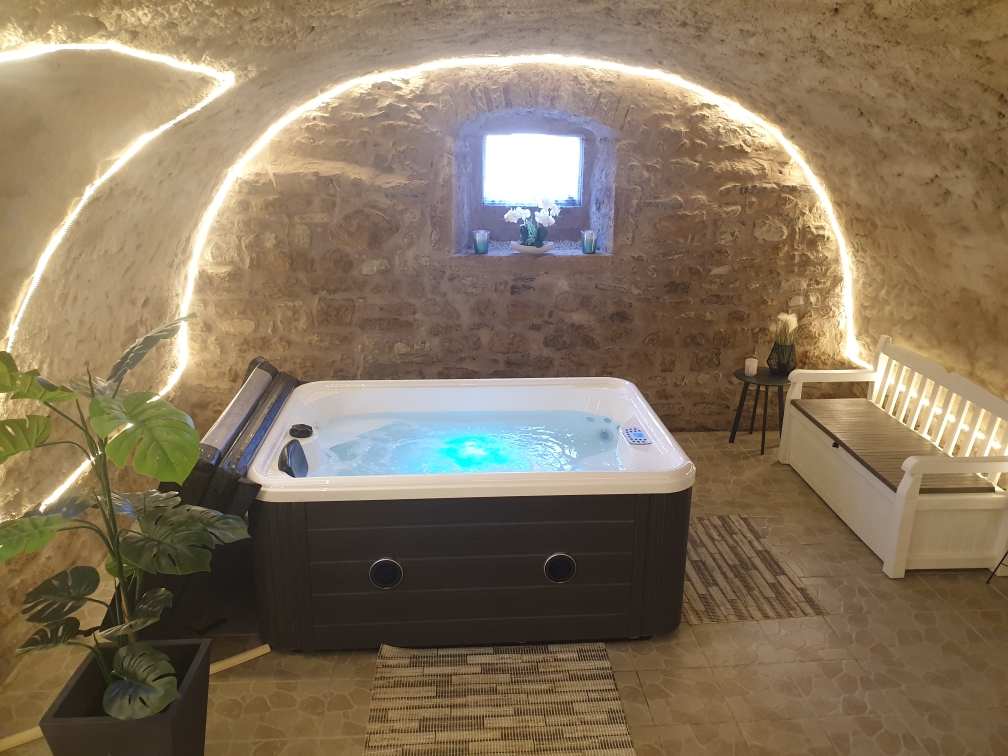 Suite 3 — Hébergement avec jacuzzi et vue sur chevaux à Vosges à Épinal — espace de vie