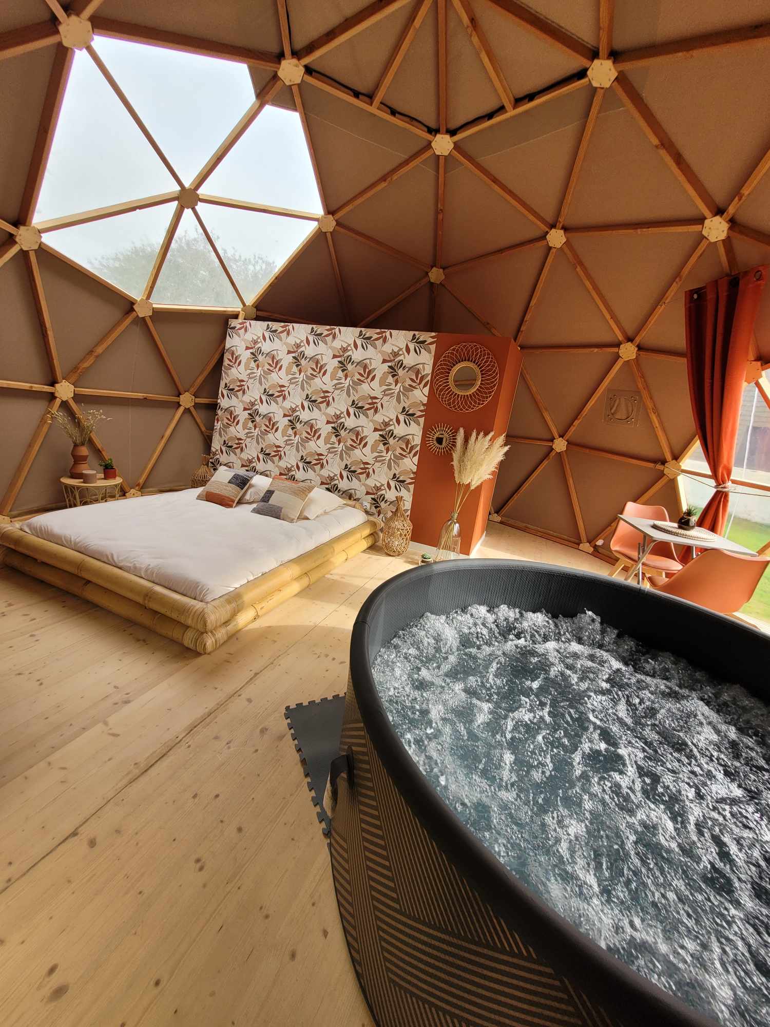 Infinie Bulle & Spa — Dôme avec Spa privatif à Somme à Amiens — salle de bain