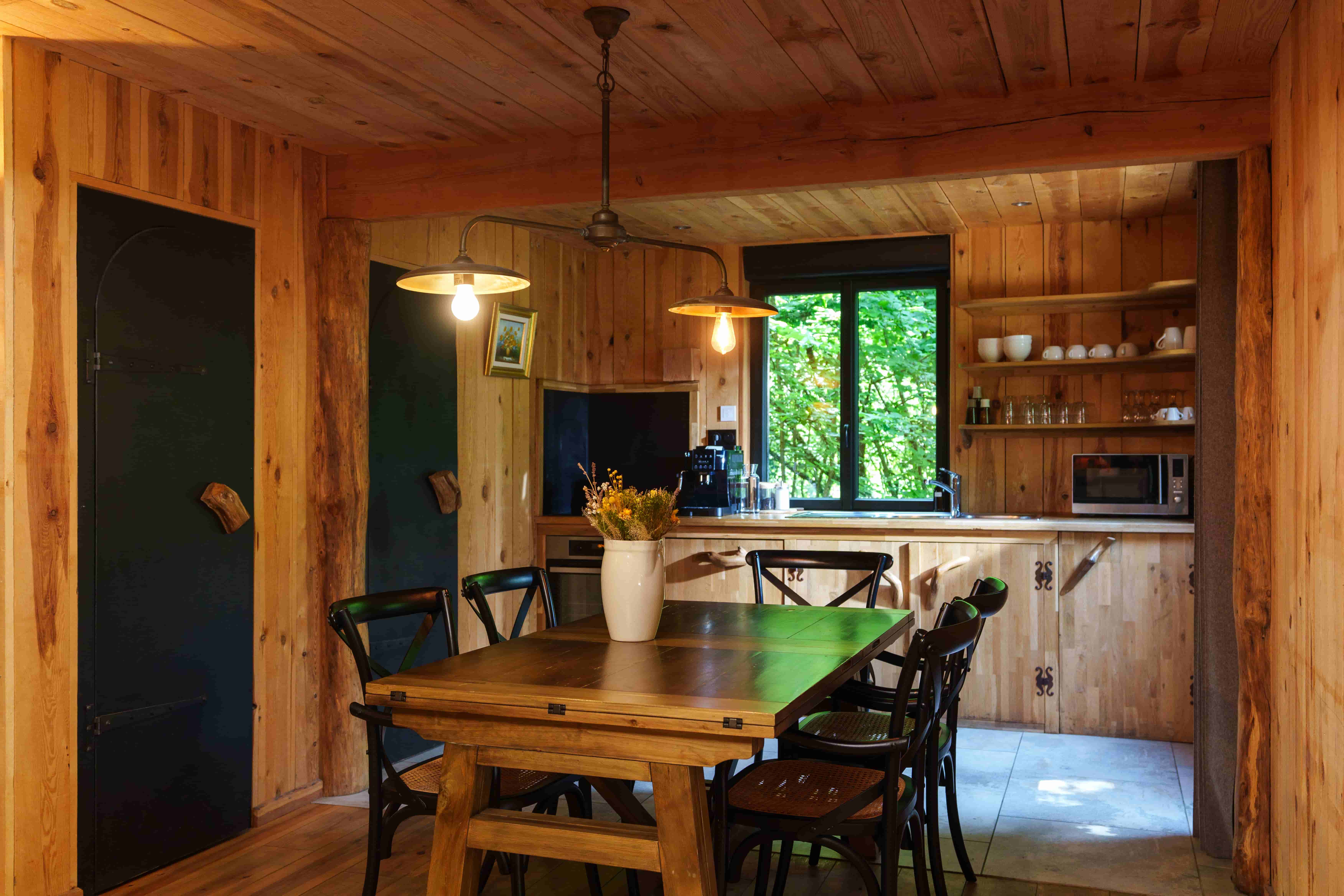 Cabane Spa Le Refuge : une immersion en Picardie à St-Léger-Aux-Bois — vue depuis la terrasse