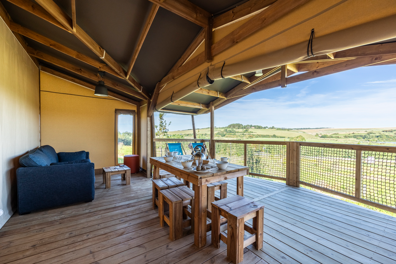 Ecolodge 2 chambres : une immersion en Haute-Normandie à Quiberville — cuisine