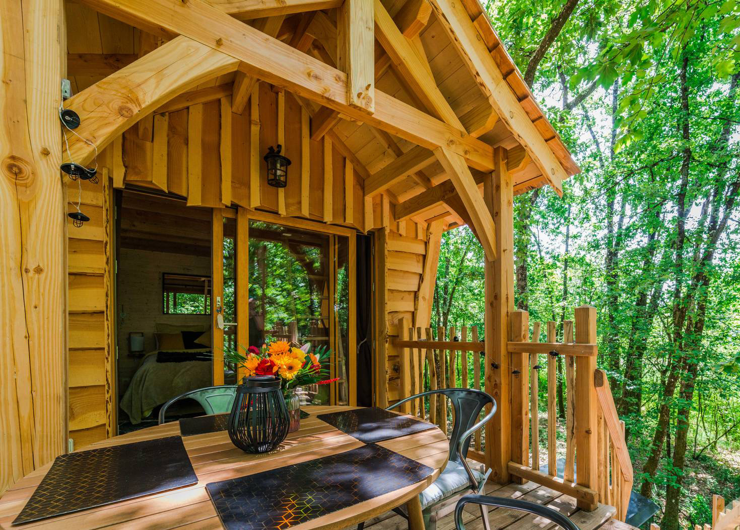 Cabane Artémis — Cabane sur pilotis avec spa à Lot-et-Garonne