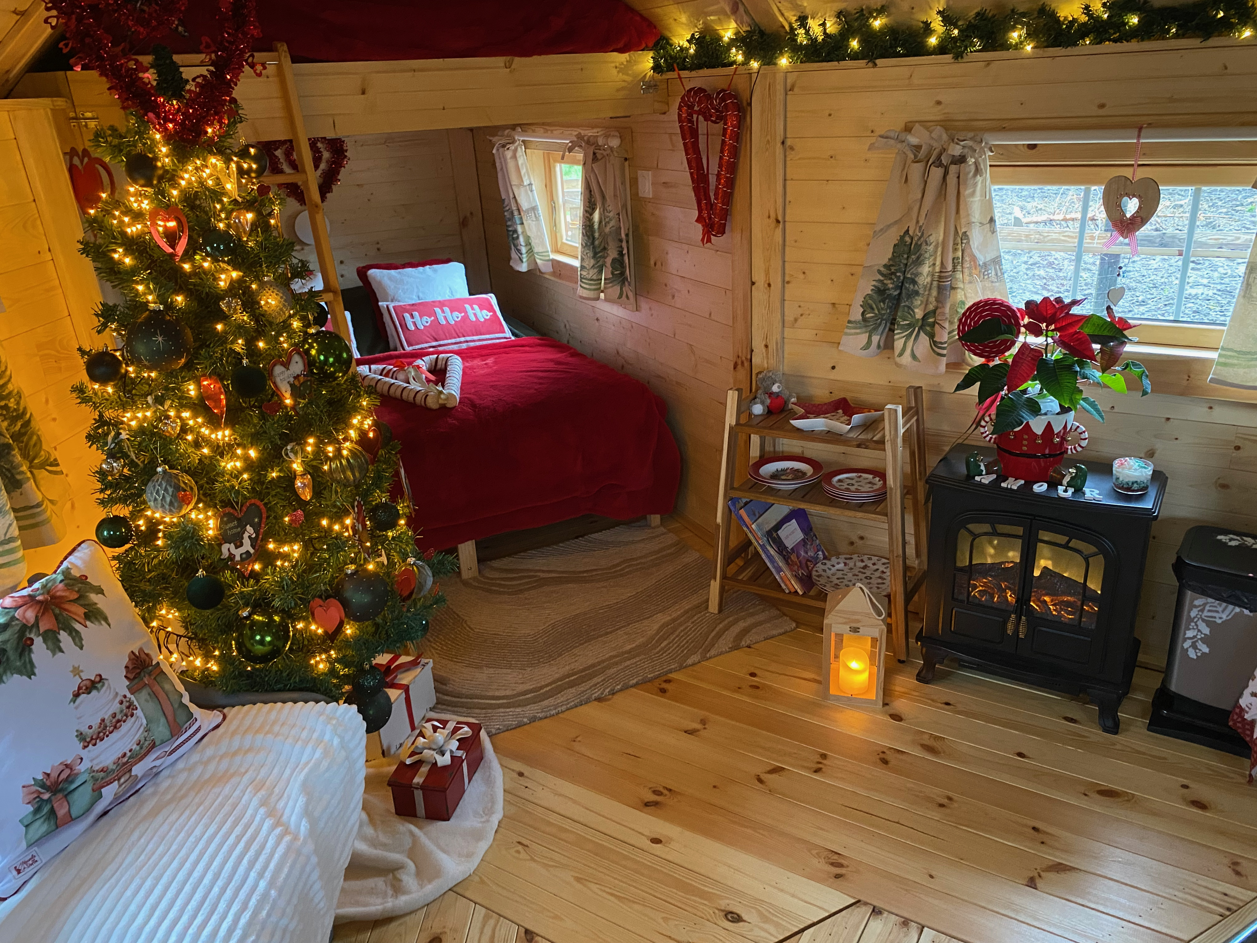 Santa Kota — Séjour féerique avec spa à Lutinbourg (Pas-de-Calais) à Lutinbourg — vue intérieure