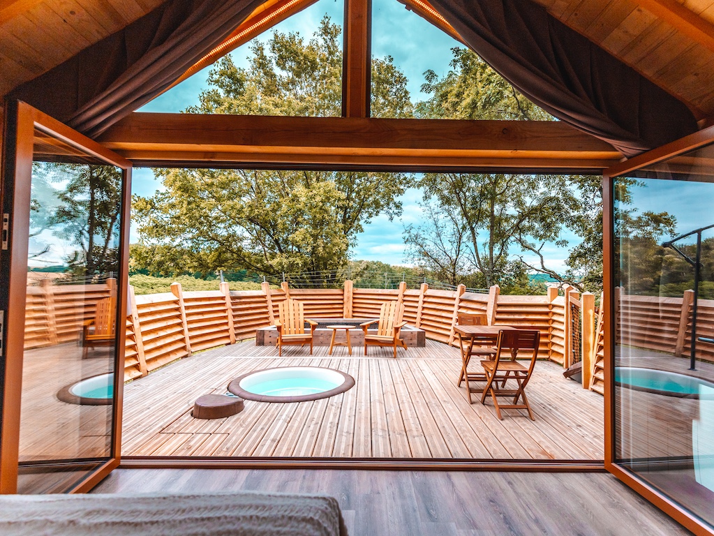 Cabane Spa Céleste : une immersion dans les arbres en Picardie à Rosoy-En-Multien — espace de vie