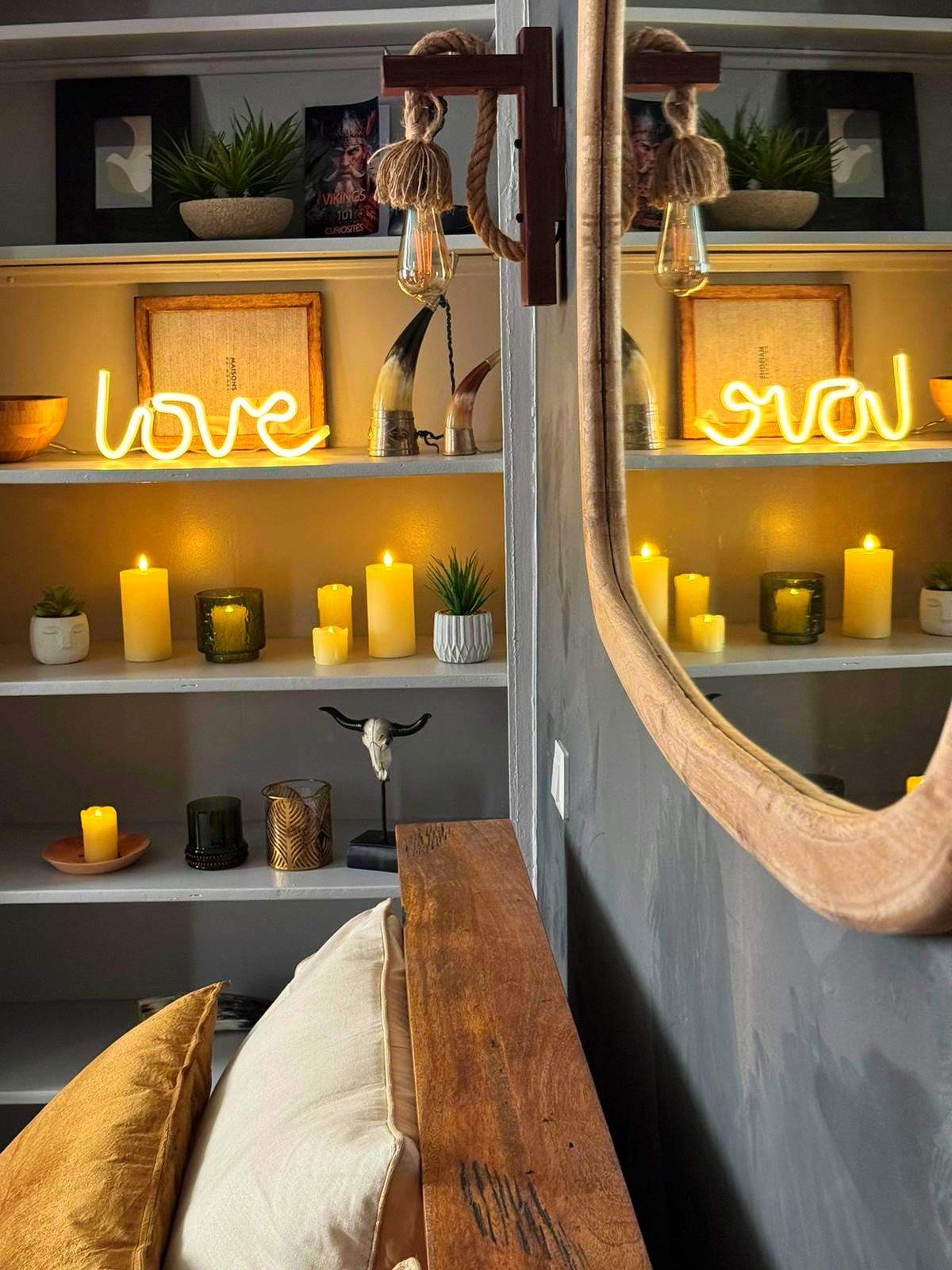 Évasion Scandinave Romantique — Maison insolite avec Spa XXL à Amiens à Amiens — vue depuis la terrasse