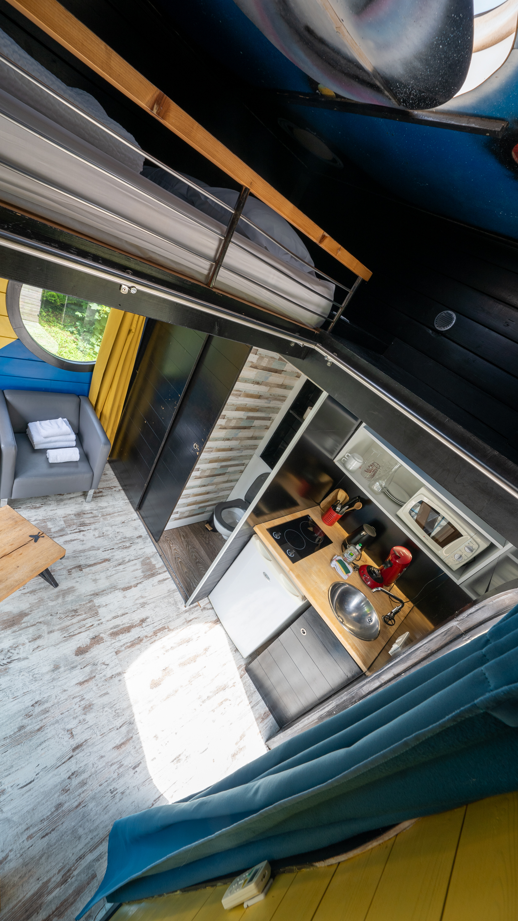 Le Carré d’étoiles & SPA : une cabane d'exception en Champagne-Ardenne à Bar Sur Aube — vue depuis la terrasse